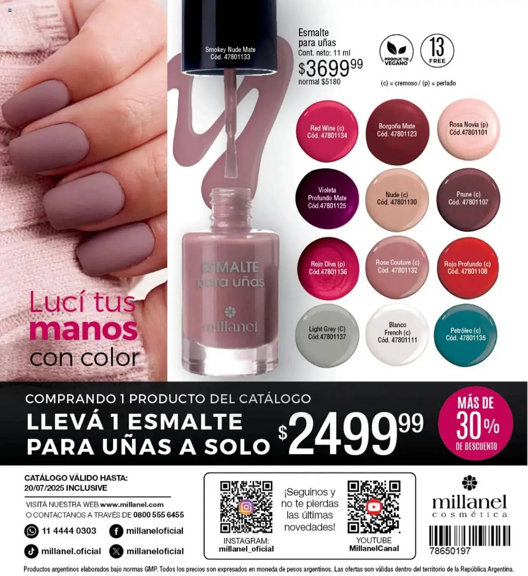 Ofertas de Catálogo Millanel Cosmética 23 de junio al 21 de julio 2025 - Página 196 del catálogo