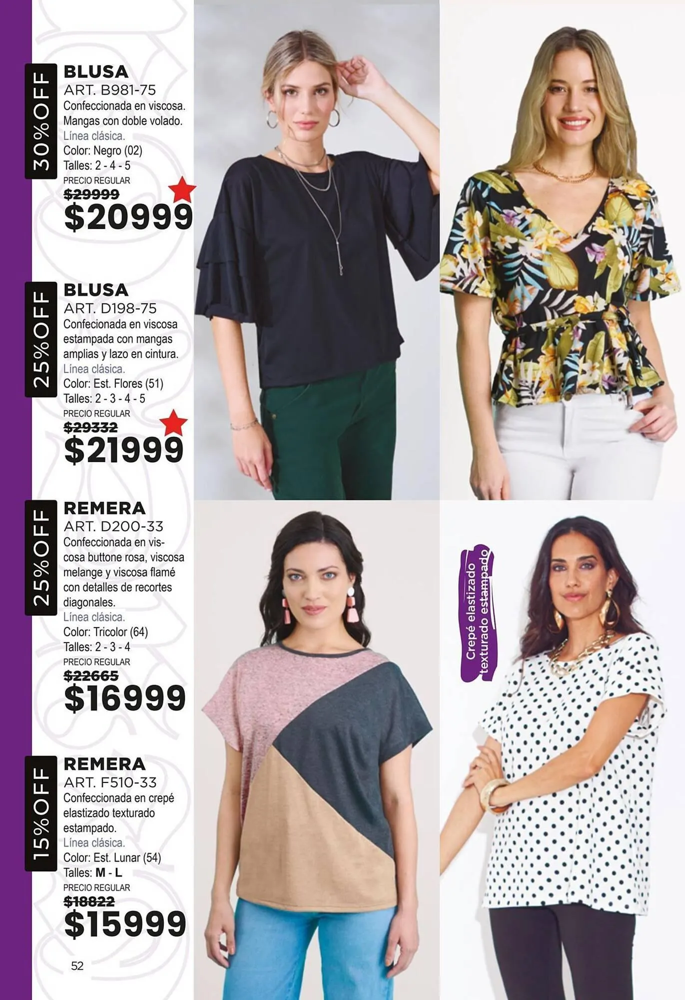 Ofertas de Catálogo Juana Bonita 25 de marzo al 31 de marzo 2025 - Página 52 del catálogo