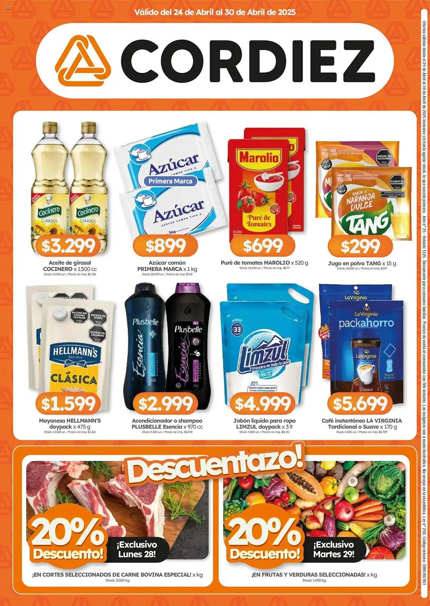 Ofertas de Catálogo Cordiez 24 de abril al 30 de abril 2025 - Página 16 del catálogo