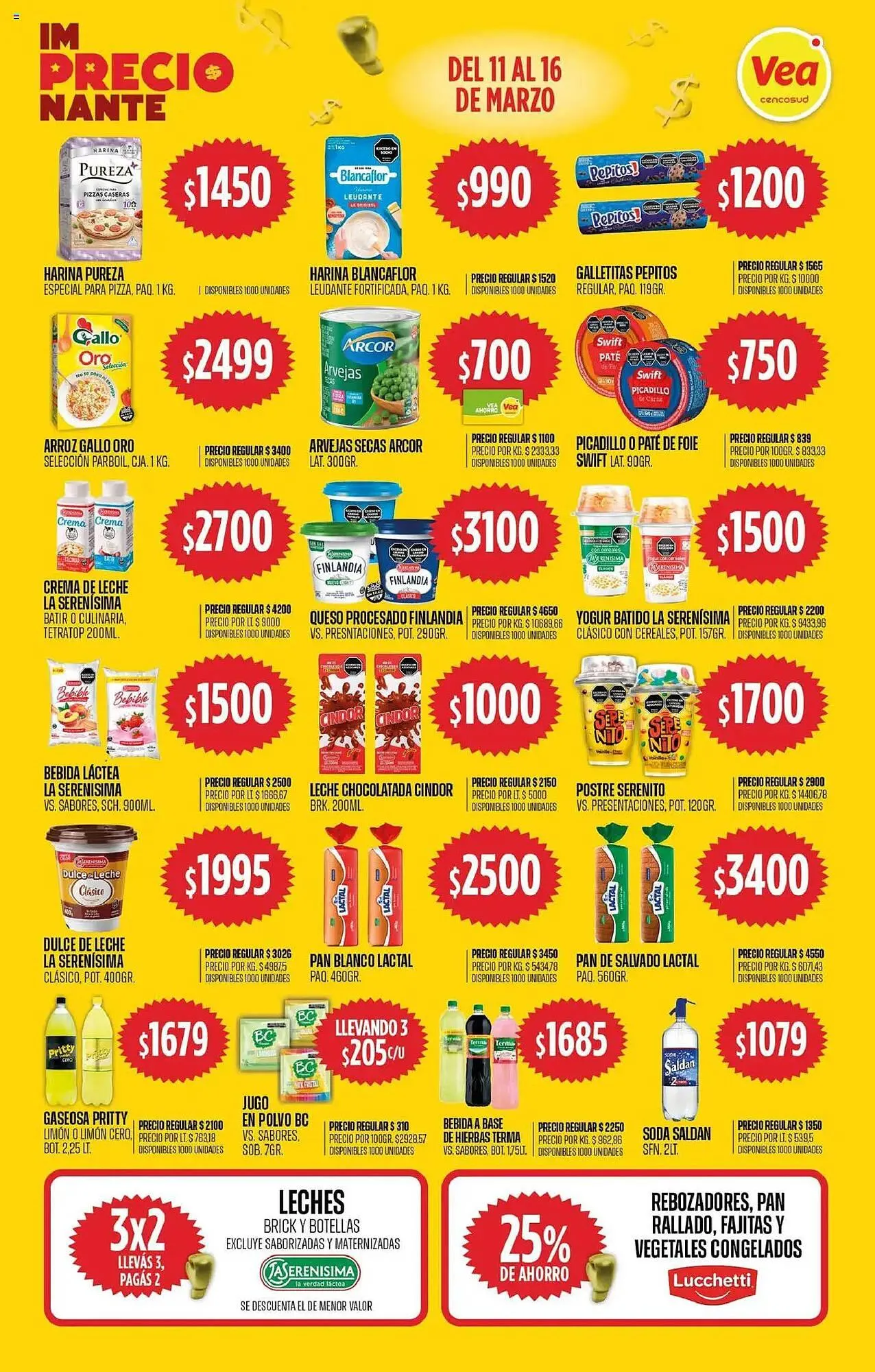 Ofertas de Catálogo Supermercados Vea 11 de marzo al 16 de marzo 2025 - Página 1 del catálogo