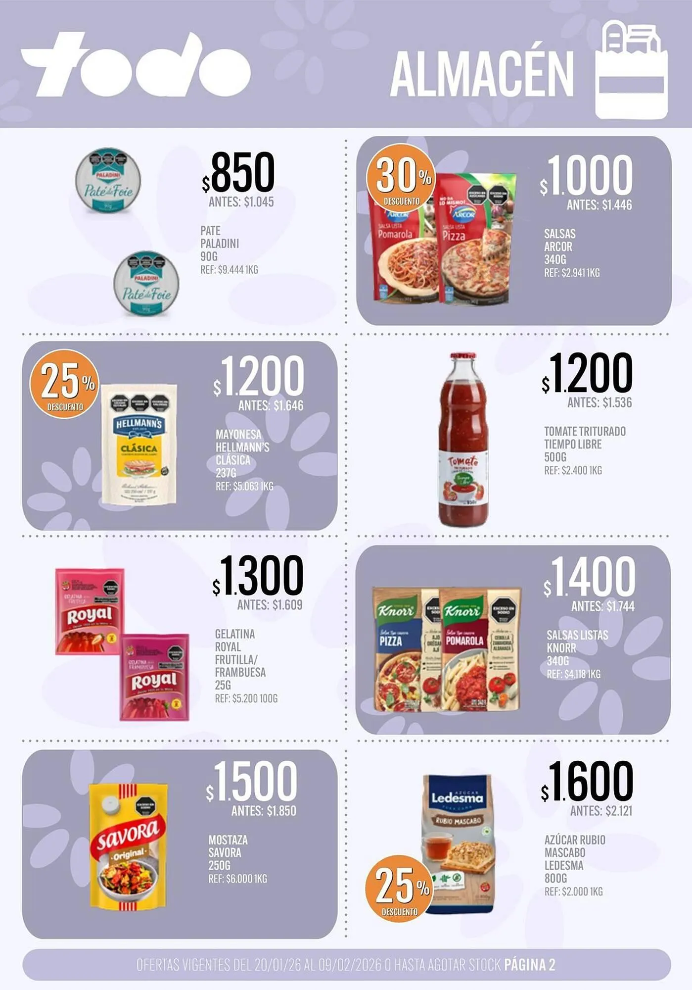 Ofertas de Catálogo Supermercados Todo 20 de enero al 9 de febrero 2026 - Página 2 del catálogo