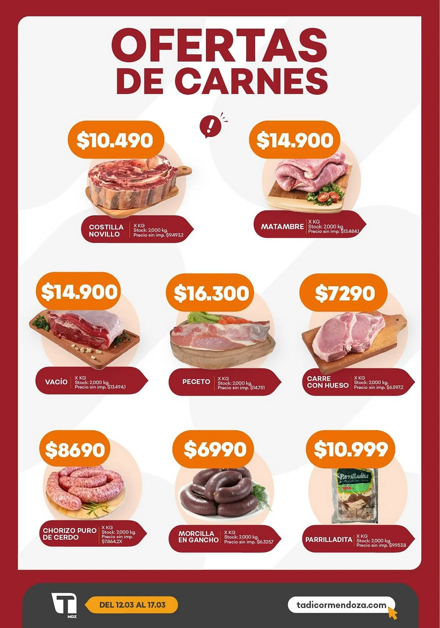 Ofertas de Catálogo Supermercados Tadicor 11 de marzo al 18 de marzo 2026 - Página 10 del catálogo