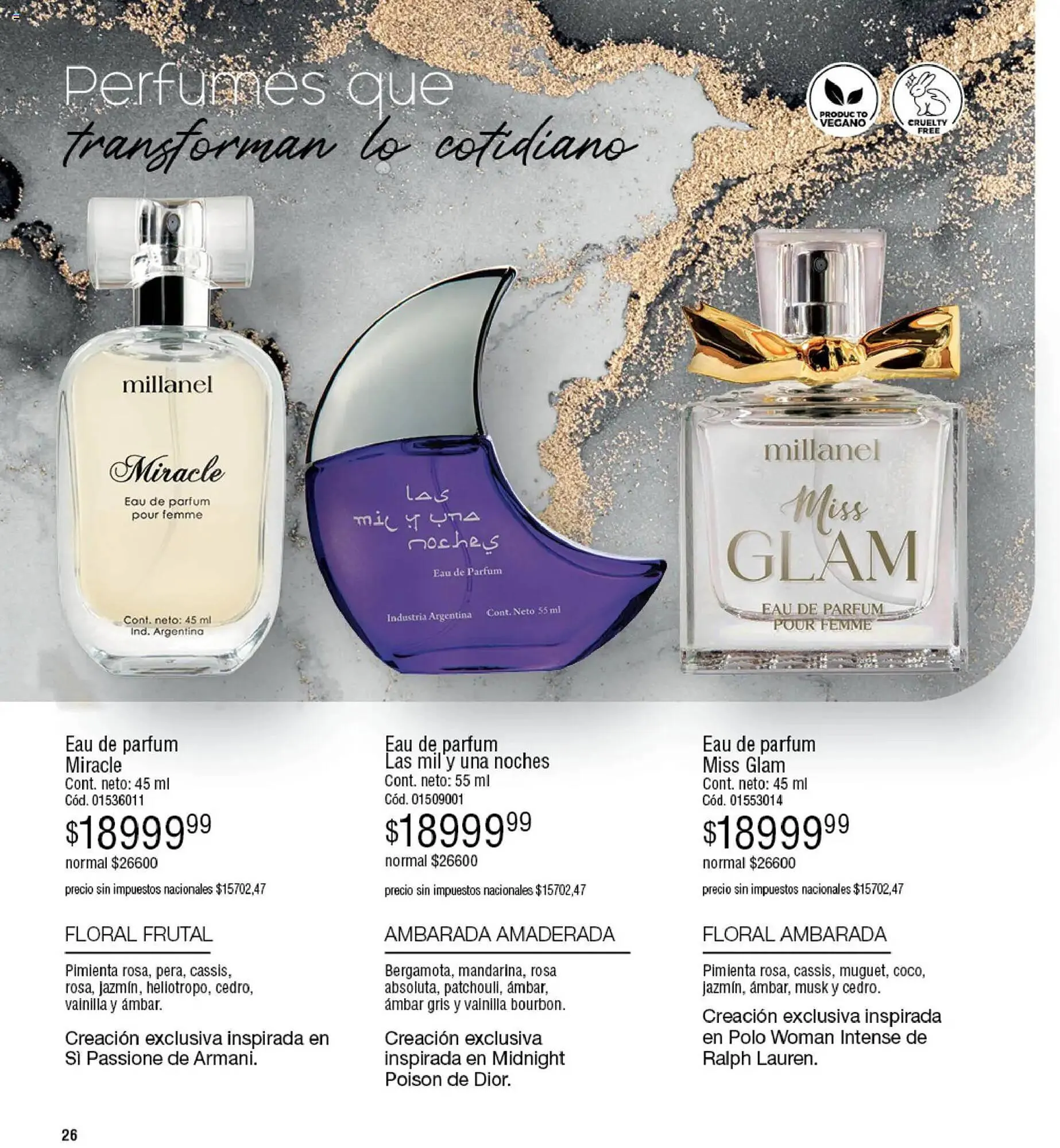 Ofertas de Catálogo Millanel Cosmética 2 de marzo al 29 de marzo 2026 - Página 26 del catálogo