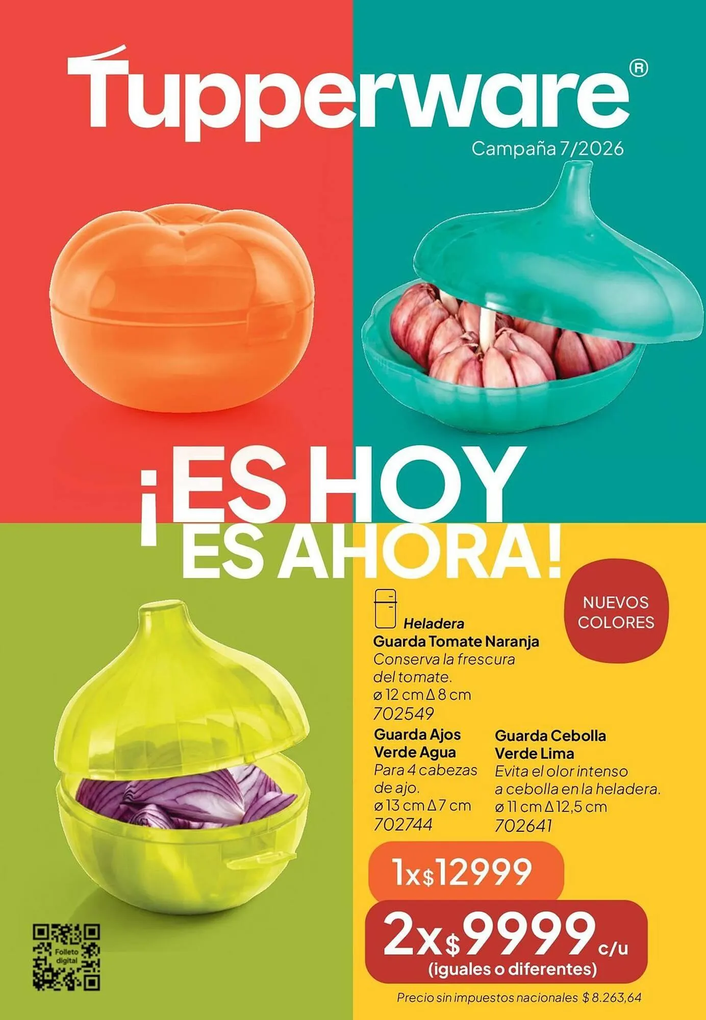 Ofertas de Folleto Tupperware 1 de julio al 31 de julio 2026 - Página 1 del catálogo