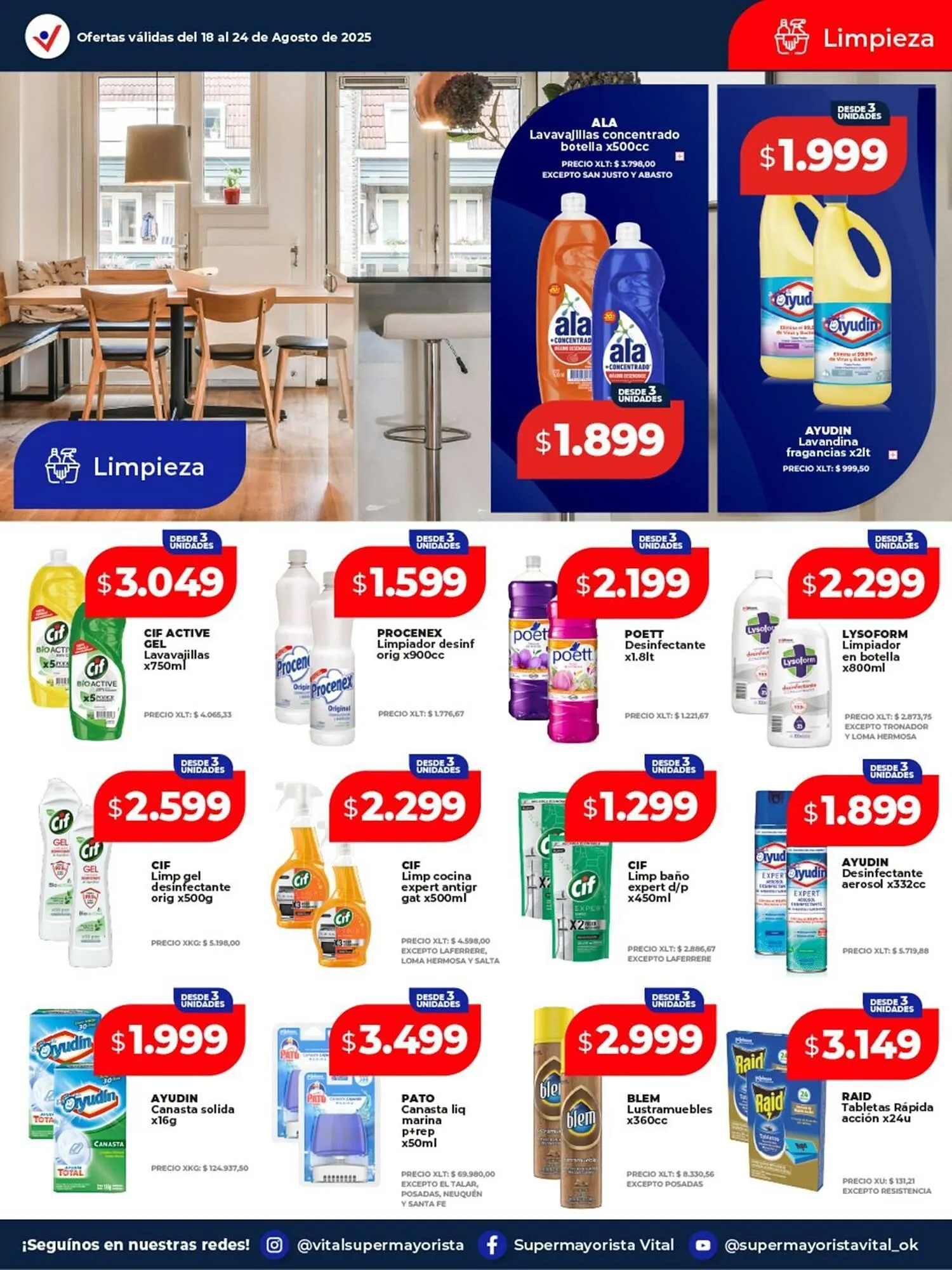 Ofertas de Catálogo Supermayorista Vital 18 de agosto al 24 de agosto 2025 - Página 6 del catálogo