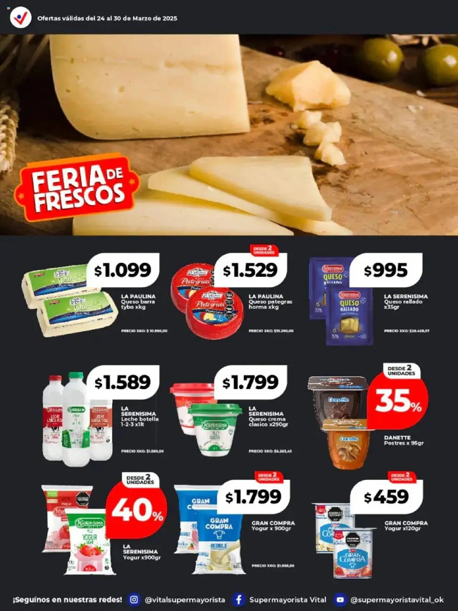Ofertas de Catálogo Supermayorista Vital 24 de marzo al 30 de marzo 2025 - Página 27 del catálogo