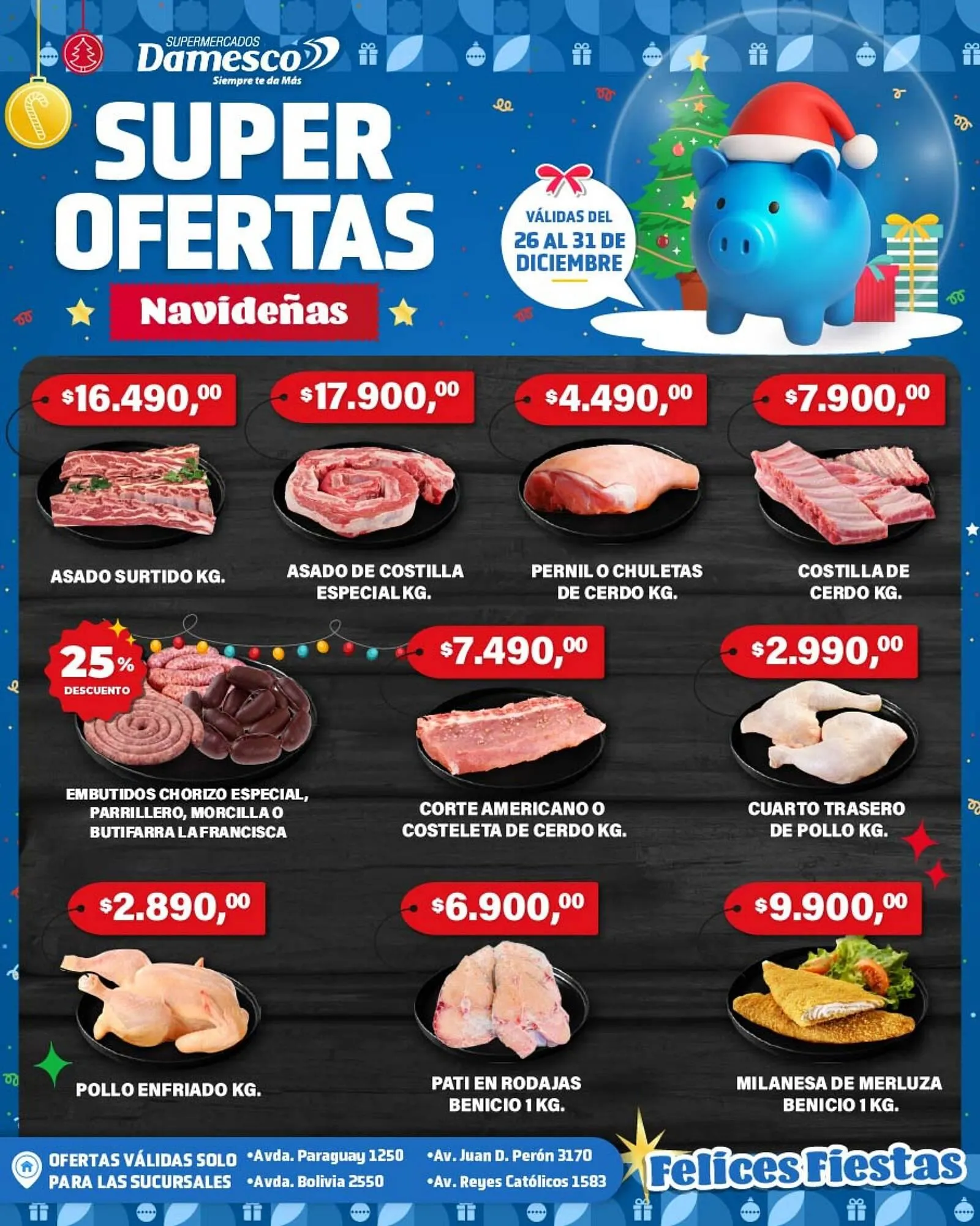 Ofertas de Catálogo Supermercados Damesco 26 de diciembre al 31 de diciembre 2025 - Página 1 del catálogo