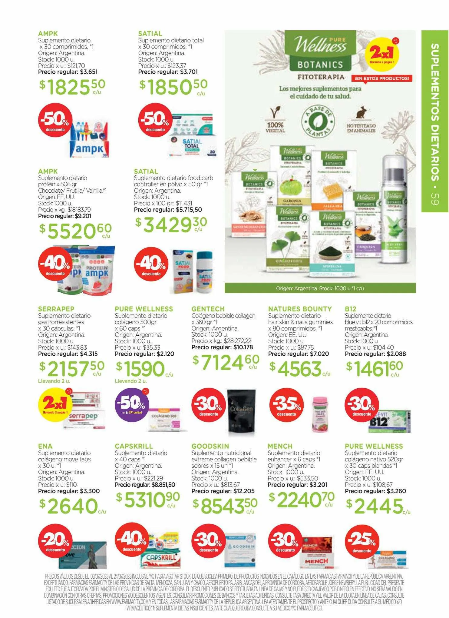 Ofertas de Catálogo Farmacity 7 de julio al 25 de julio 2023 - Página 58 del catálogo