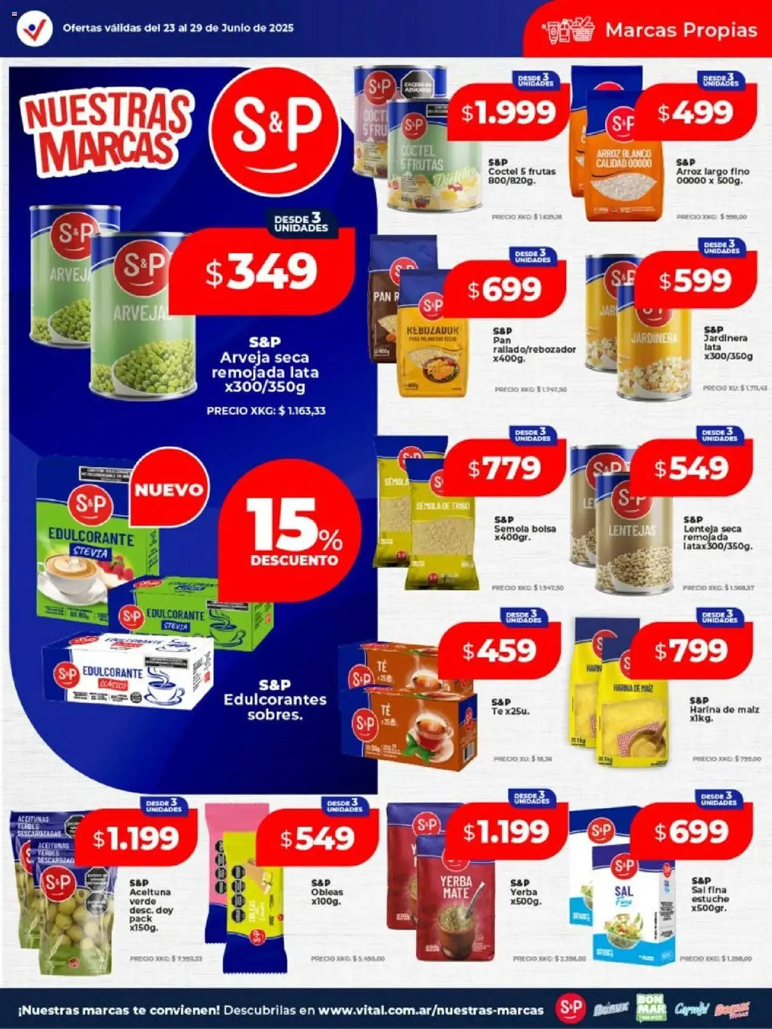 Ofertas de Catálogo Supermayorista Vital 23 de junio al 29 de junio 2025 - Página 17 del catálogo