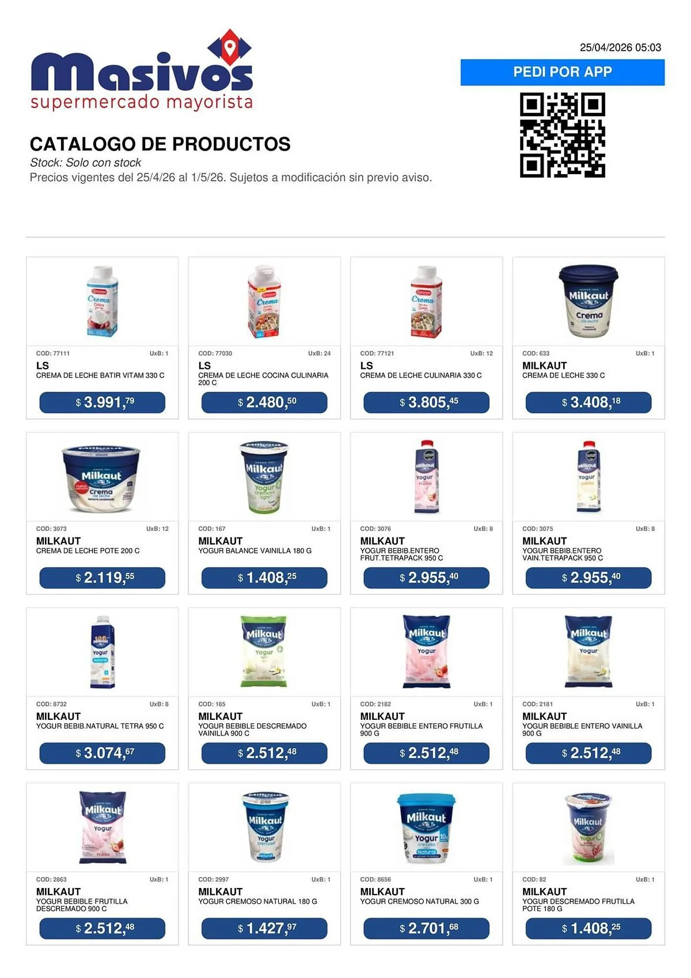 Ofertas de Catálogo Masivos 25 de abril al 1 de mayo 2026 - Página 137 del catálogo