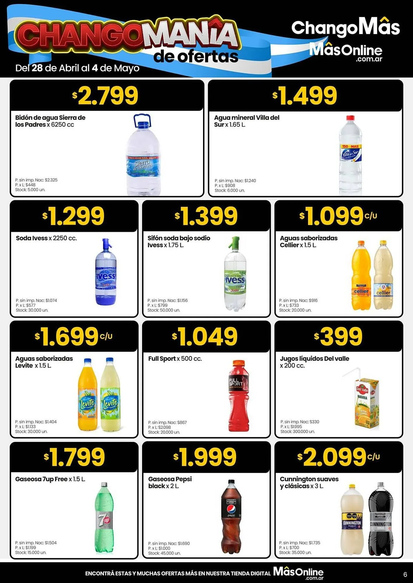 Ofertas de Catálogo Changomas 28 de abril al 4 de mayo 2026 - Página 6 del catálogo