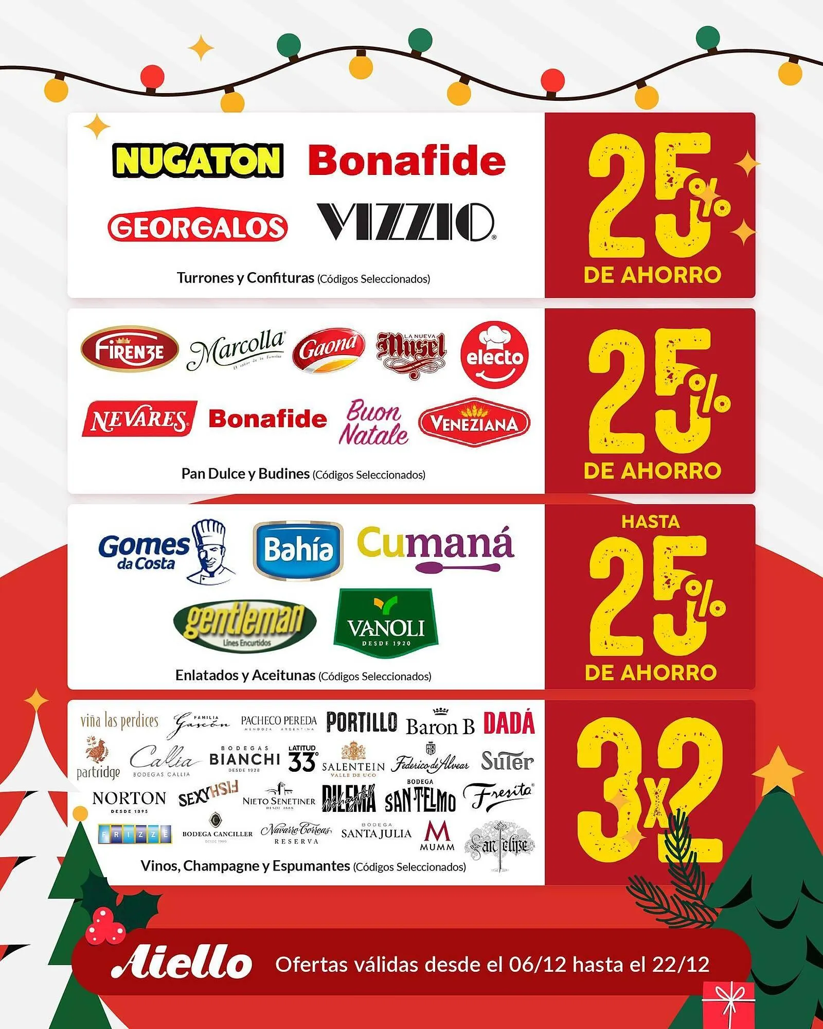 Ofertas de Catálogo Supermercados Aiello 6 de diciembre al 22 de diciembre 2025 - Página 2 del catálogo