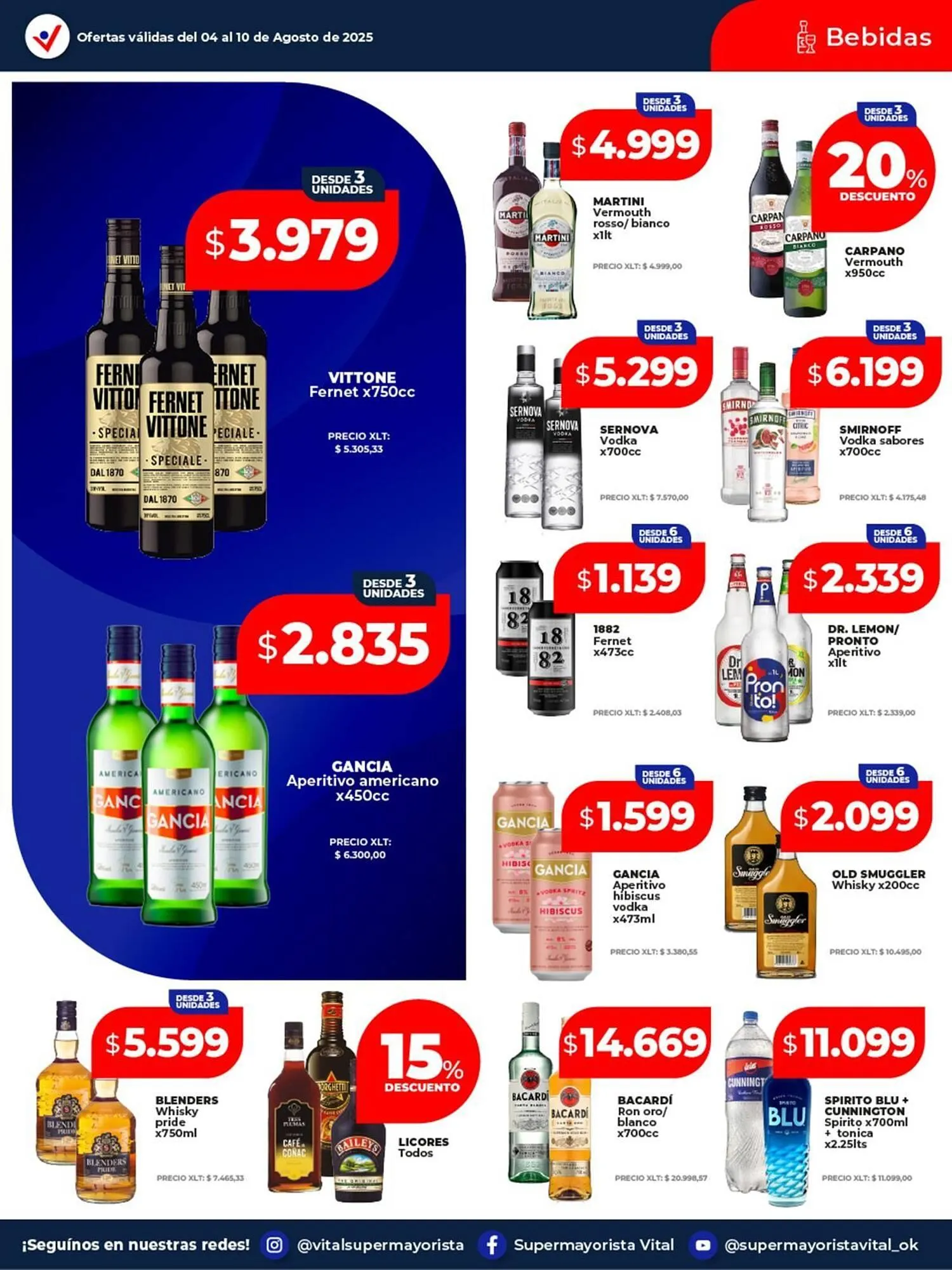 Ofertas de Catálogo Supermayorista Vital 4 de agosto al 10 de agosto 2025 - Página 12 del catálogo