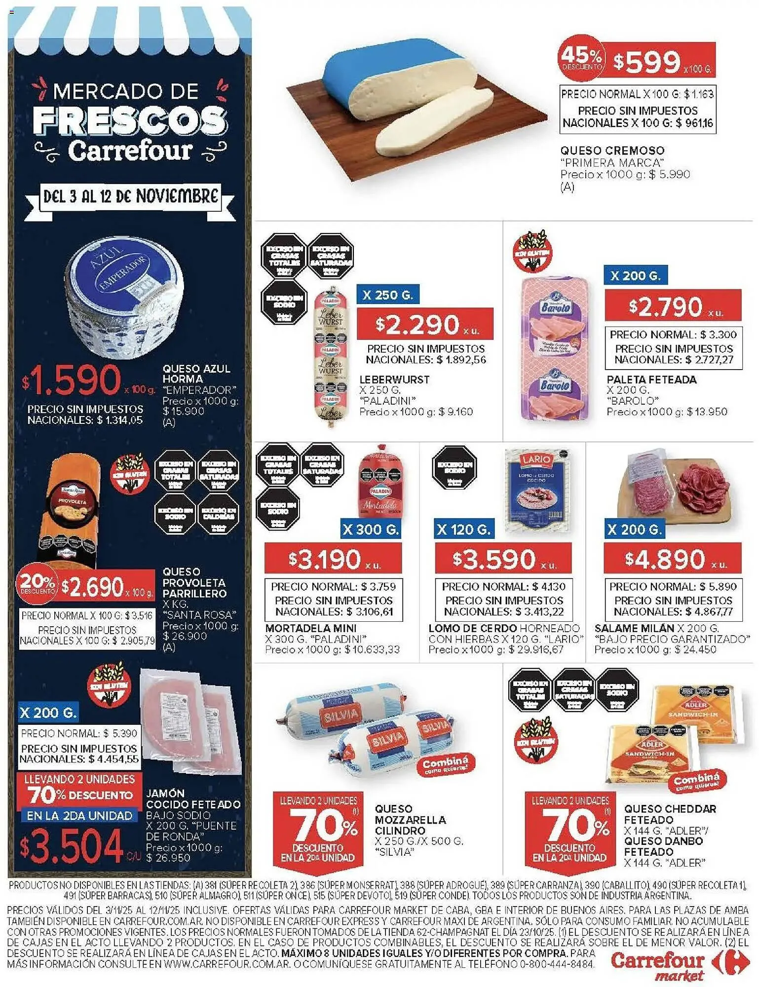 Ofertas de Folleto Carrefour Market 3 de noviembre al 12 de noviembre 2025 - Página 17 del catálogo