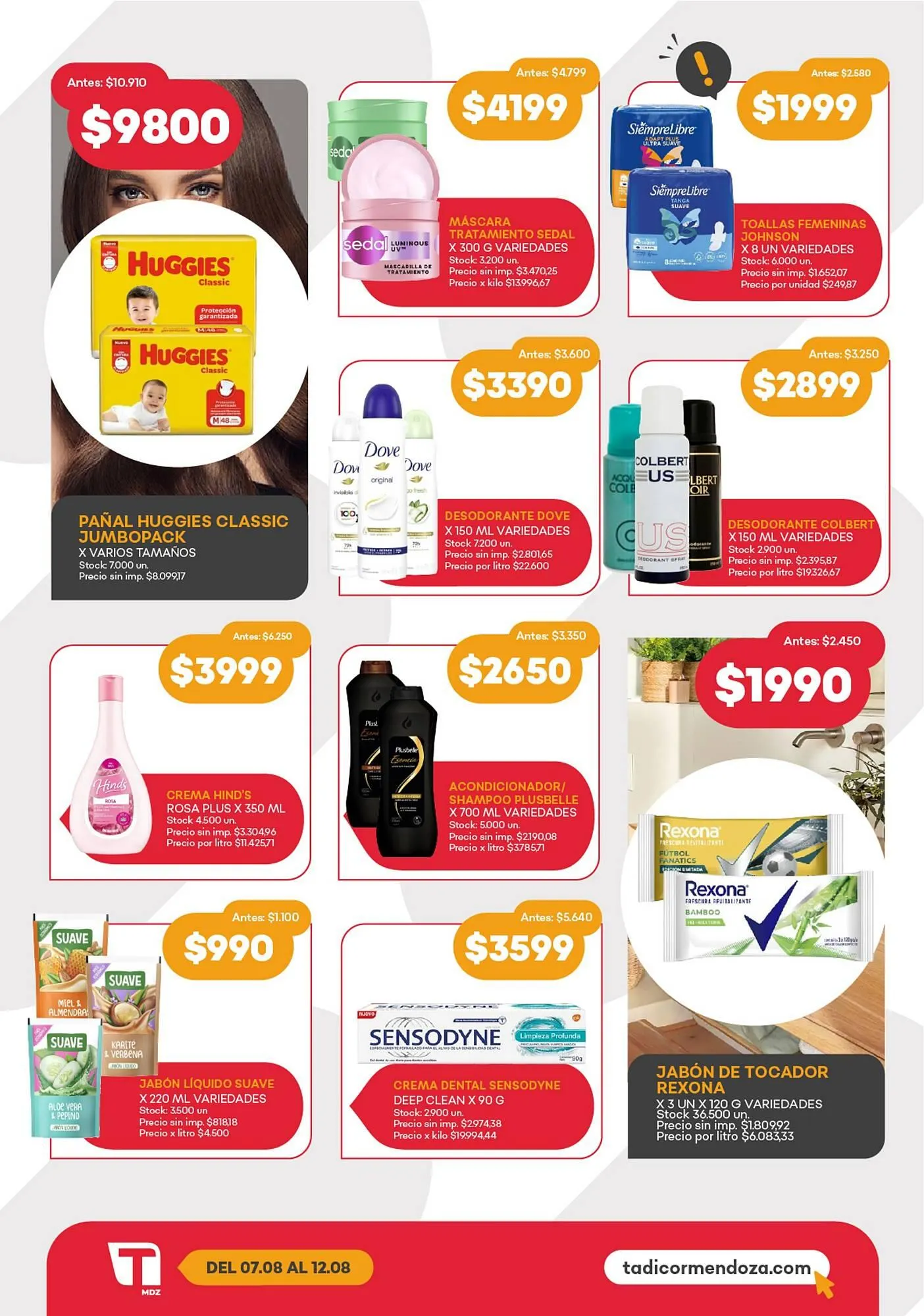 Ofertas de Catálogo Supermercados Tadicor 6 de agosto al 14 de agosto 2025 - Página 7 del catálogo