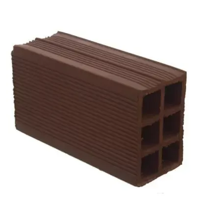 Ladrillo hueco 6 agujeros 12 x 18 x 33 cm