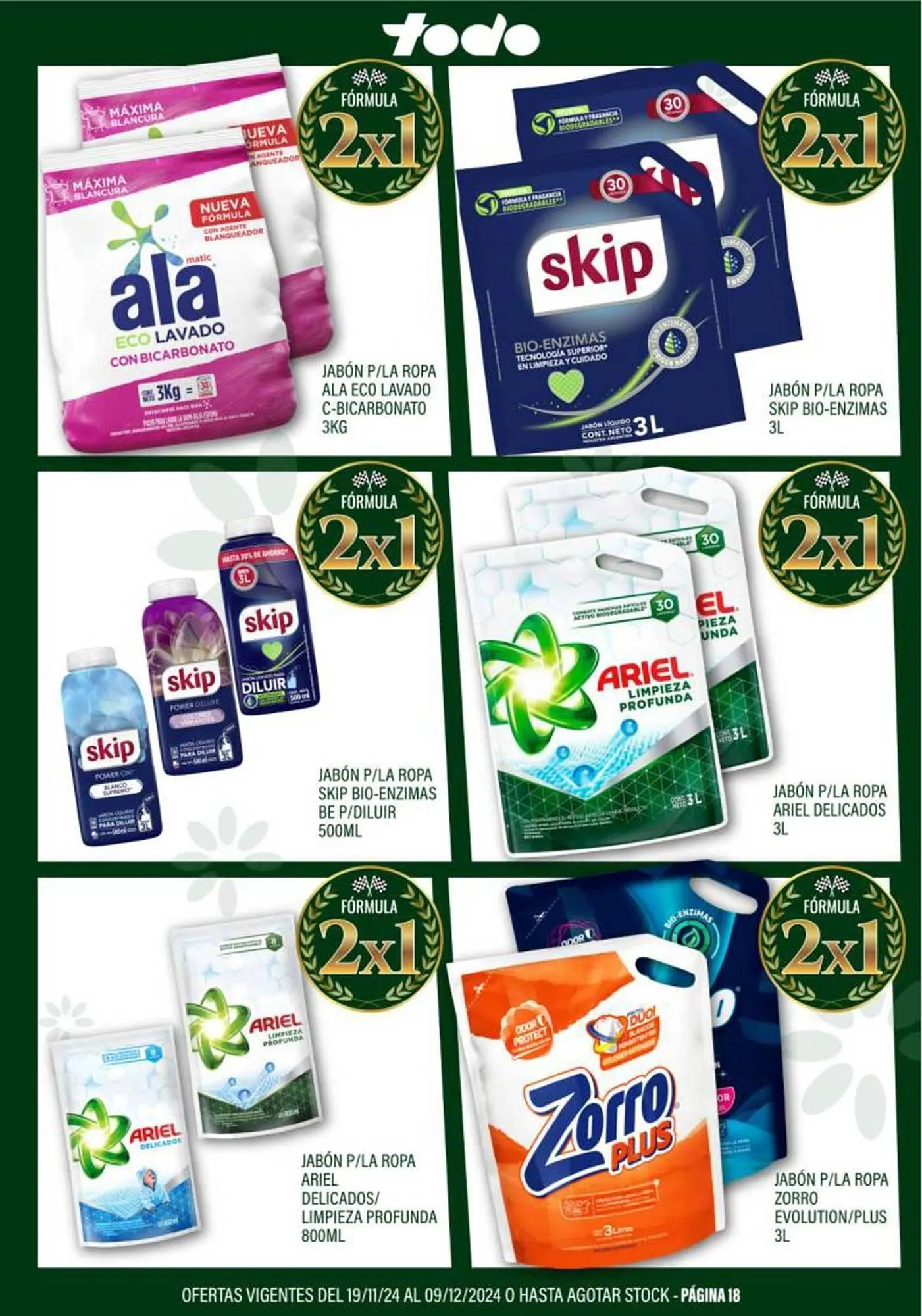 Ofertas de Catálogo Supermercados Todo 19 de noviembre al 9 de diciembre 2024 - Página 19 del catálogo