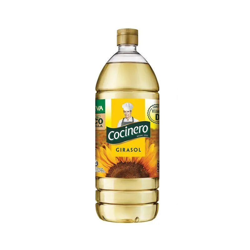 Aceite de girasol Cocinero ecobotella 900 cc.