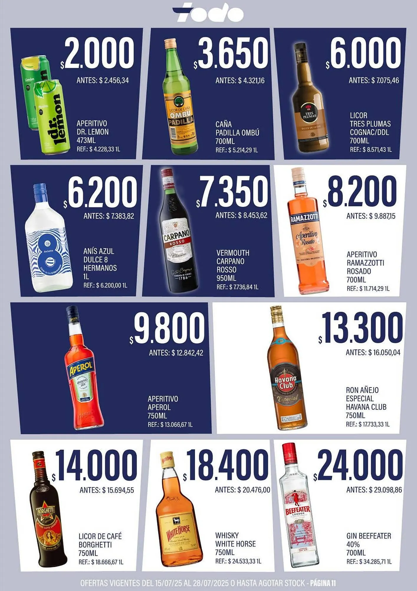 Ofertas de Catálogo Supermercados Todo 15 de julio al 28 de julio 2025 - Página 11 del catálogo