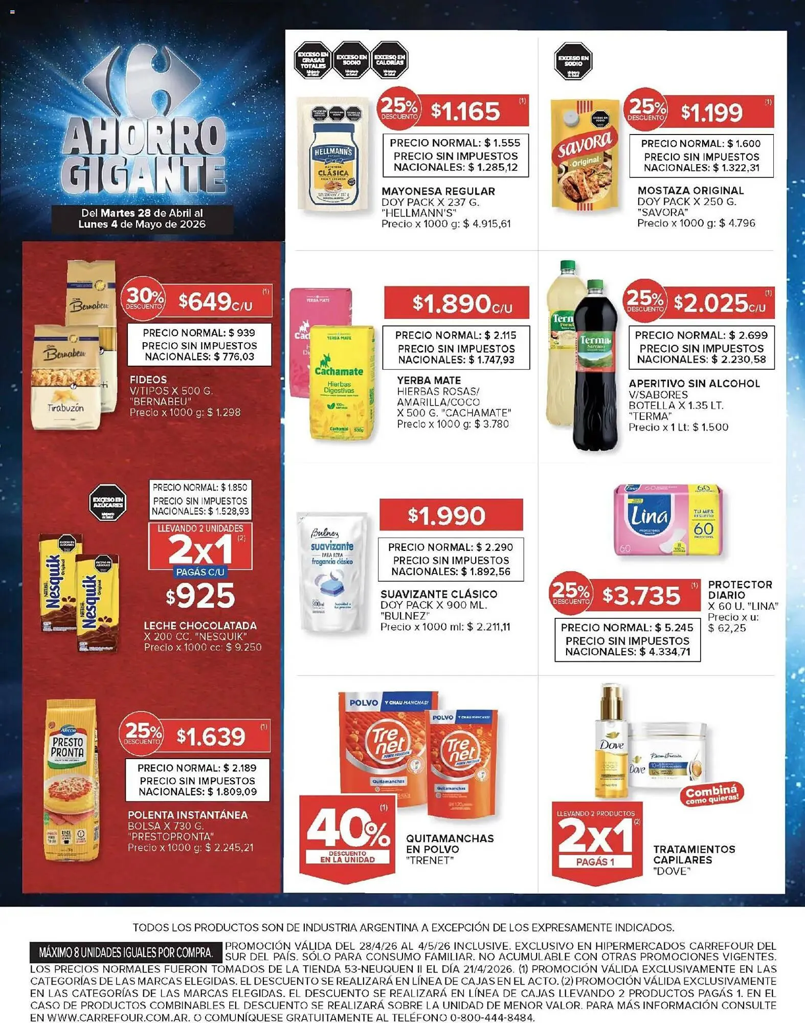 Ofertas de Catálogo Carrefour 28 de abril al 4 de mayo 2026 - Página 9 del catálogo
