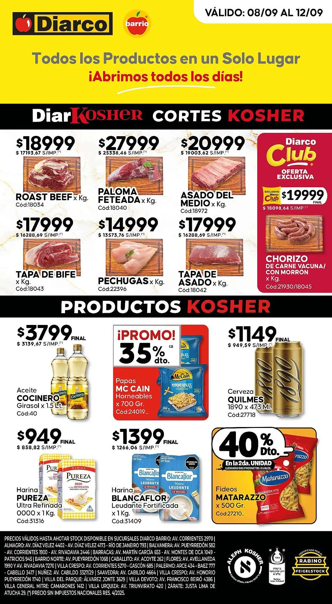 Ofertas de Catálogo Diarco 8 de septiembre al 12 de septiembre 2025 - Página 1 del catálogo