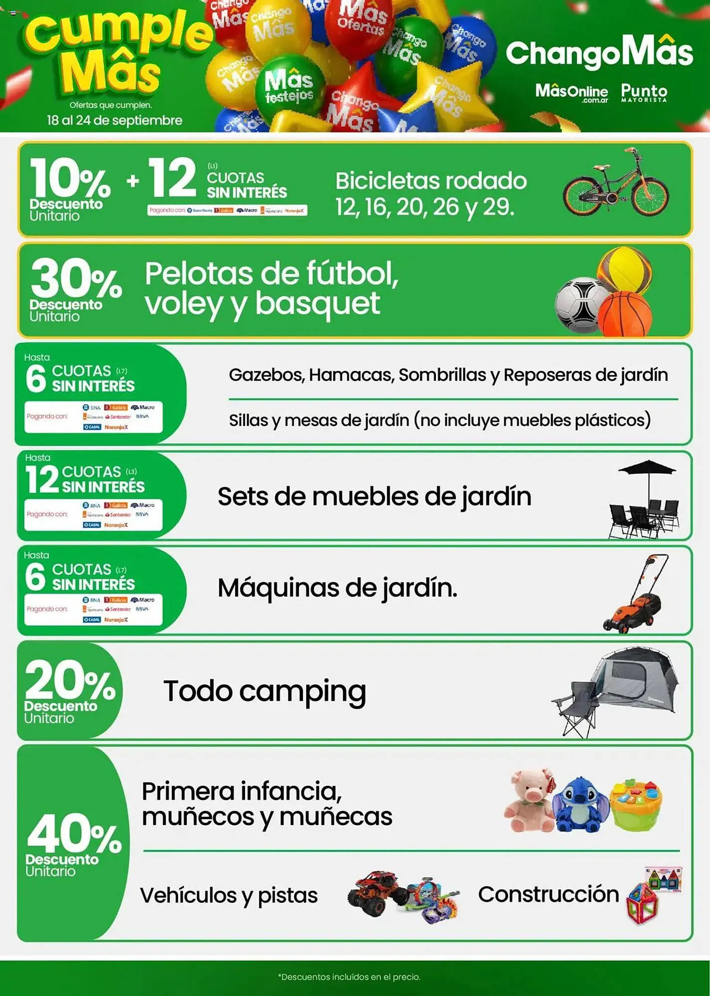 Ofertas de Catálogo Changomas 18 de septiembre al 24 de septiembre 2025 - Página 10 del catálogo