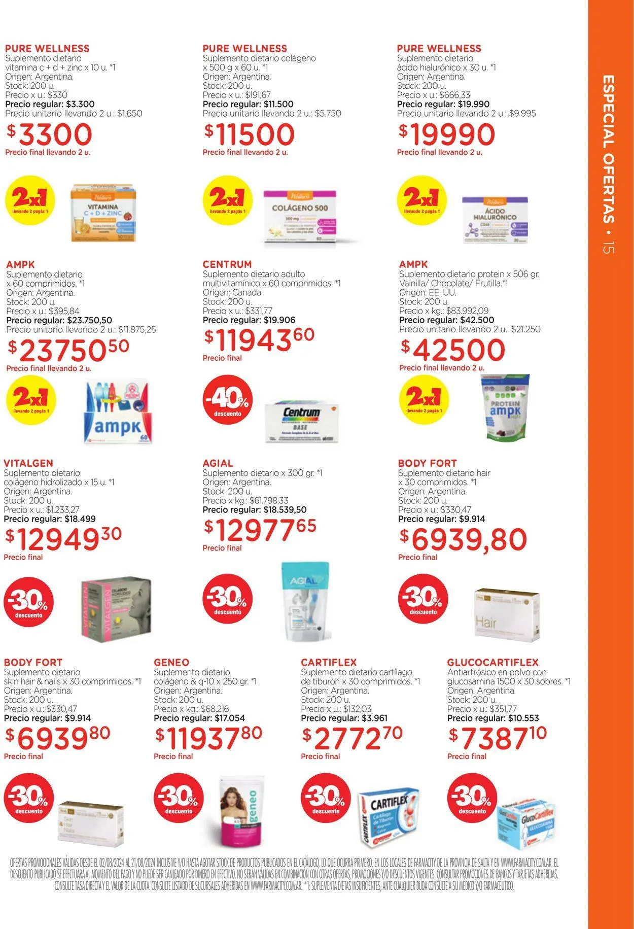 Ofertas de Farmacity 1 de agosto al 31 de agosto 2024 - Página 15 del catálogo