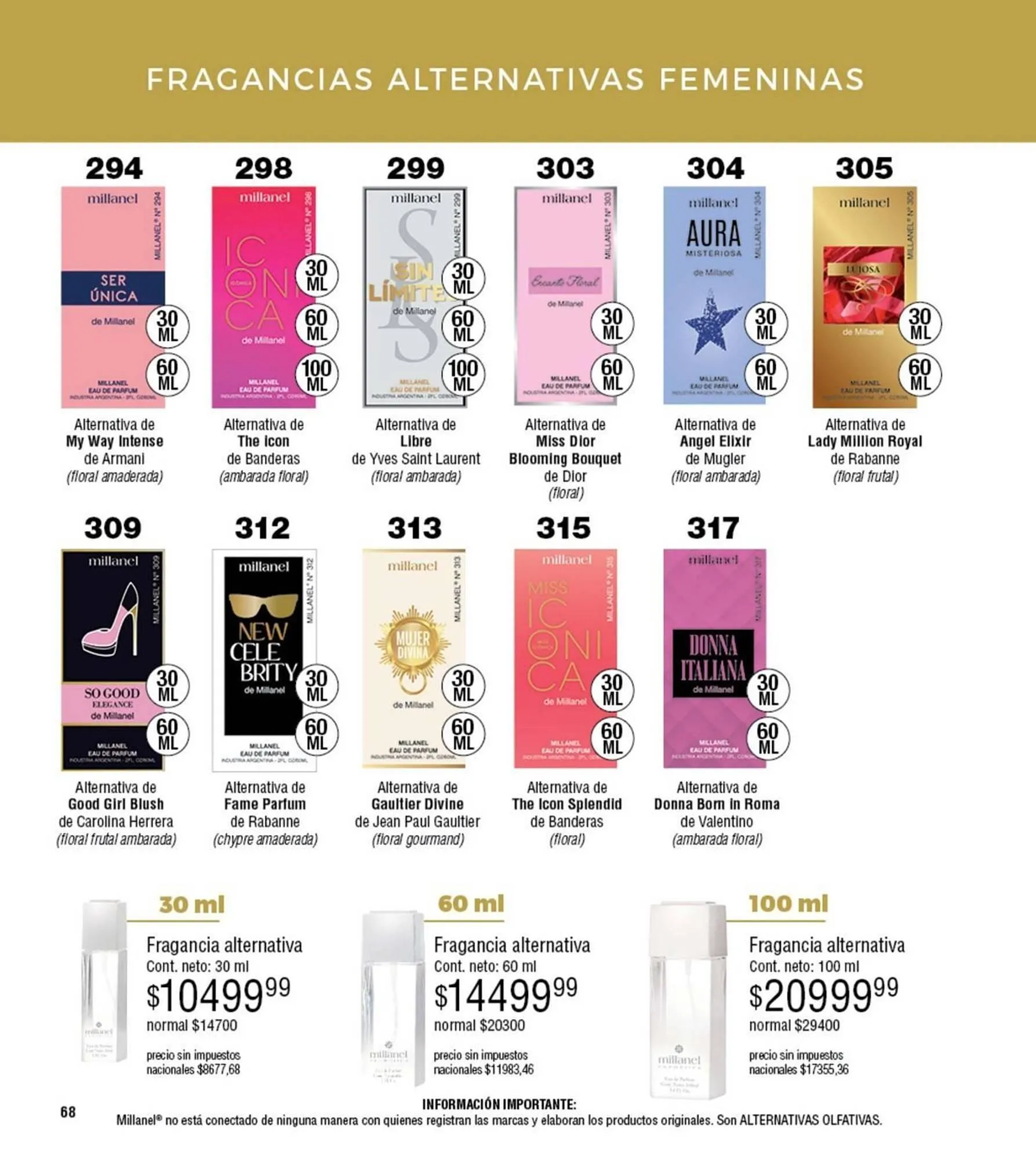 Ofertas de Catálogo Millanel Cosmética 2 de febrero al 1 de marzo 2026 - Página 68 del catálogo