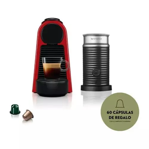Cafetera Nespresso Essenza Mini + Aeroccino 14 Cáp Regalo