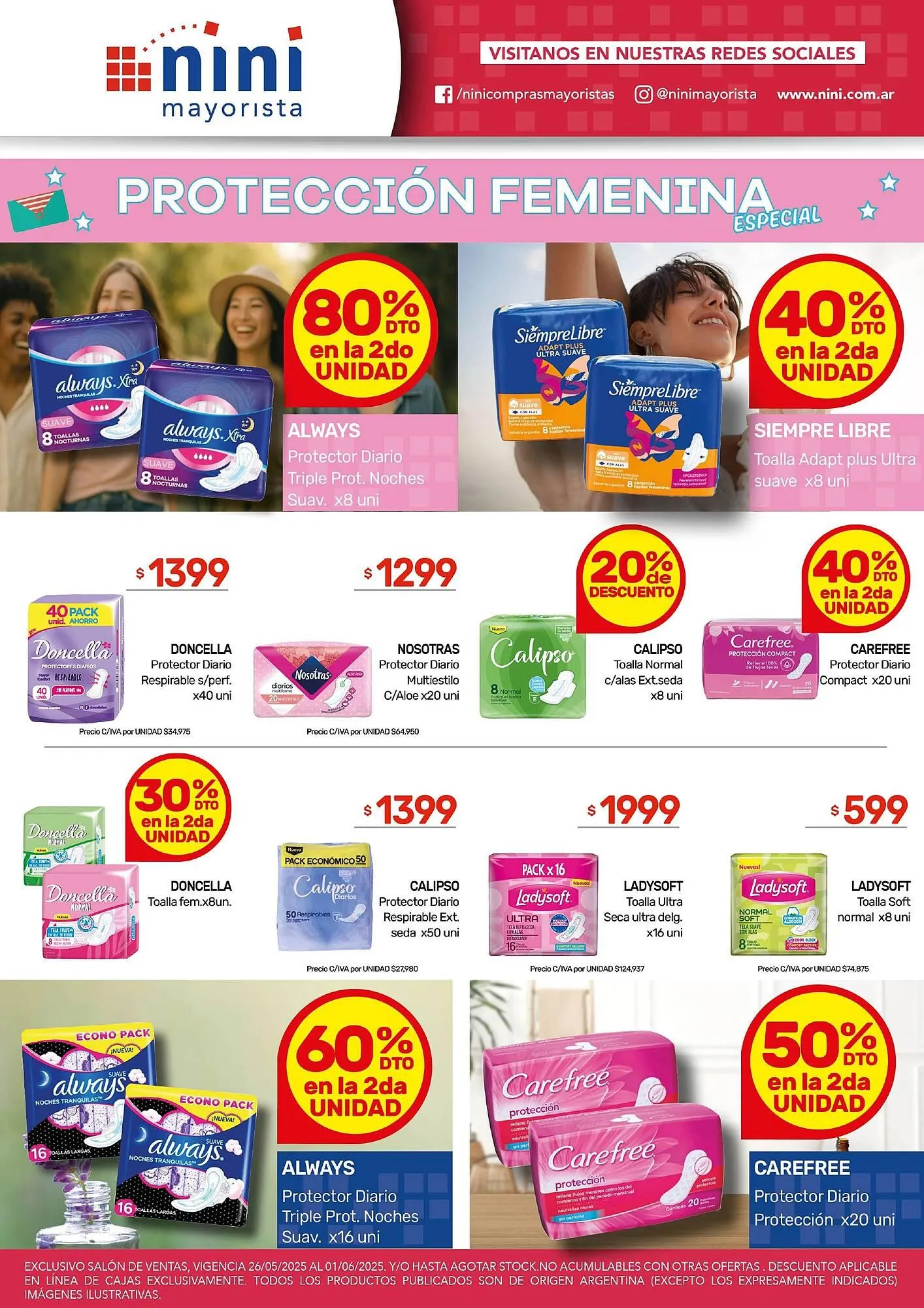 Ofertas de Catálogo Nini Mayorista 26 de mayo al 1 de junio 2025 - Página 1 del catálogo