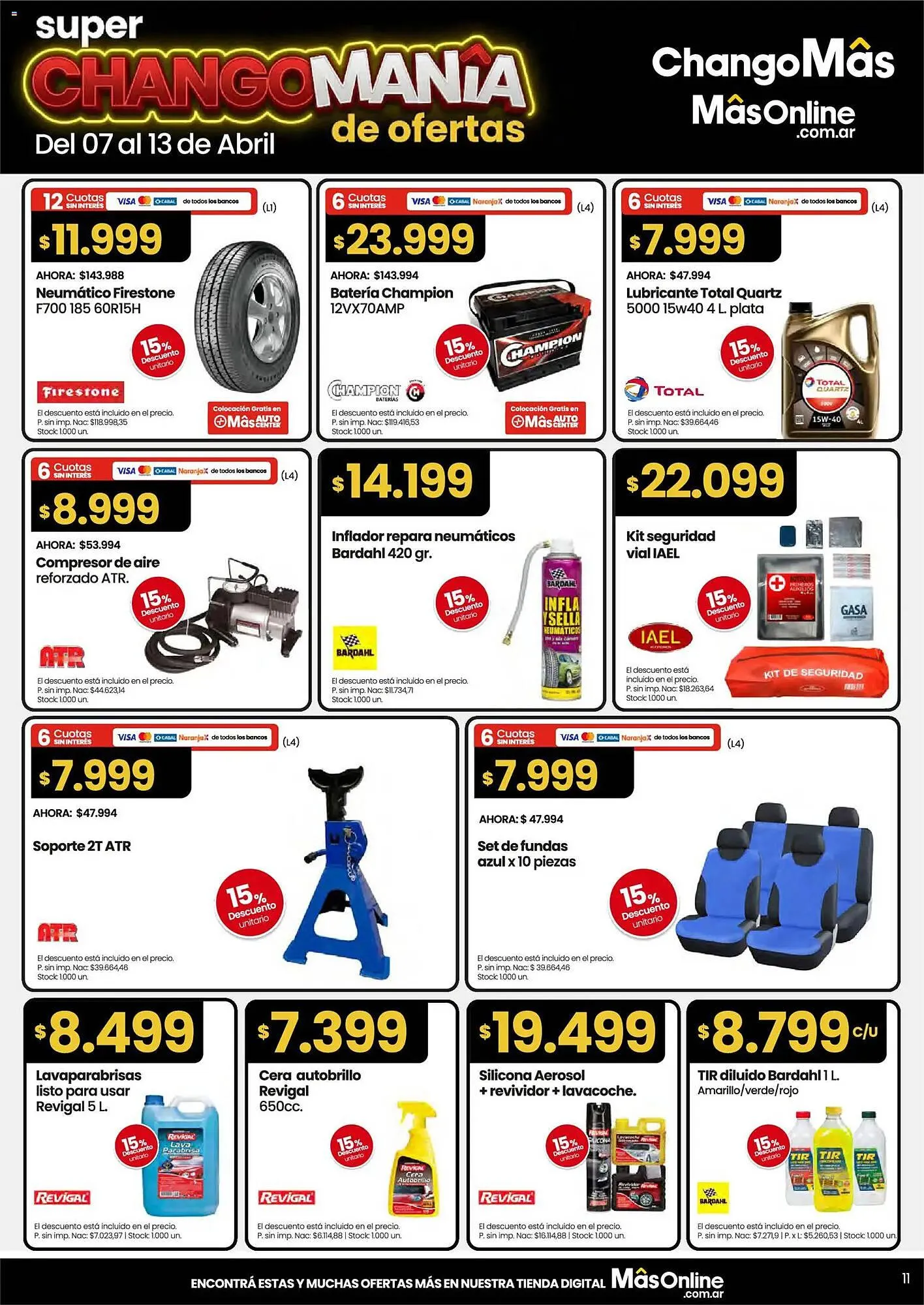 Ofertas de Catálogo Changomas 7 de abril al 14 de abril 2026 - Página 11 del catálogo