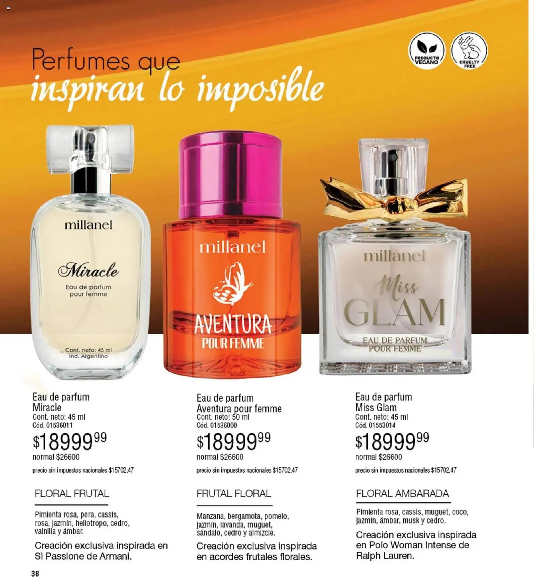 Ofertas de Catálogo Millanel Cosmética 2 de febrero al 2 de marzo 2026 - Página 38 del catálogo