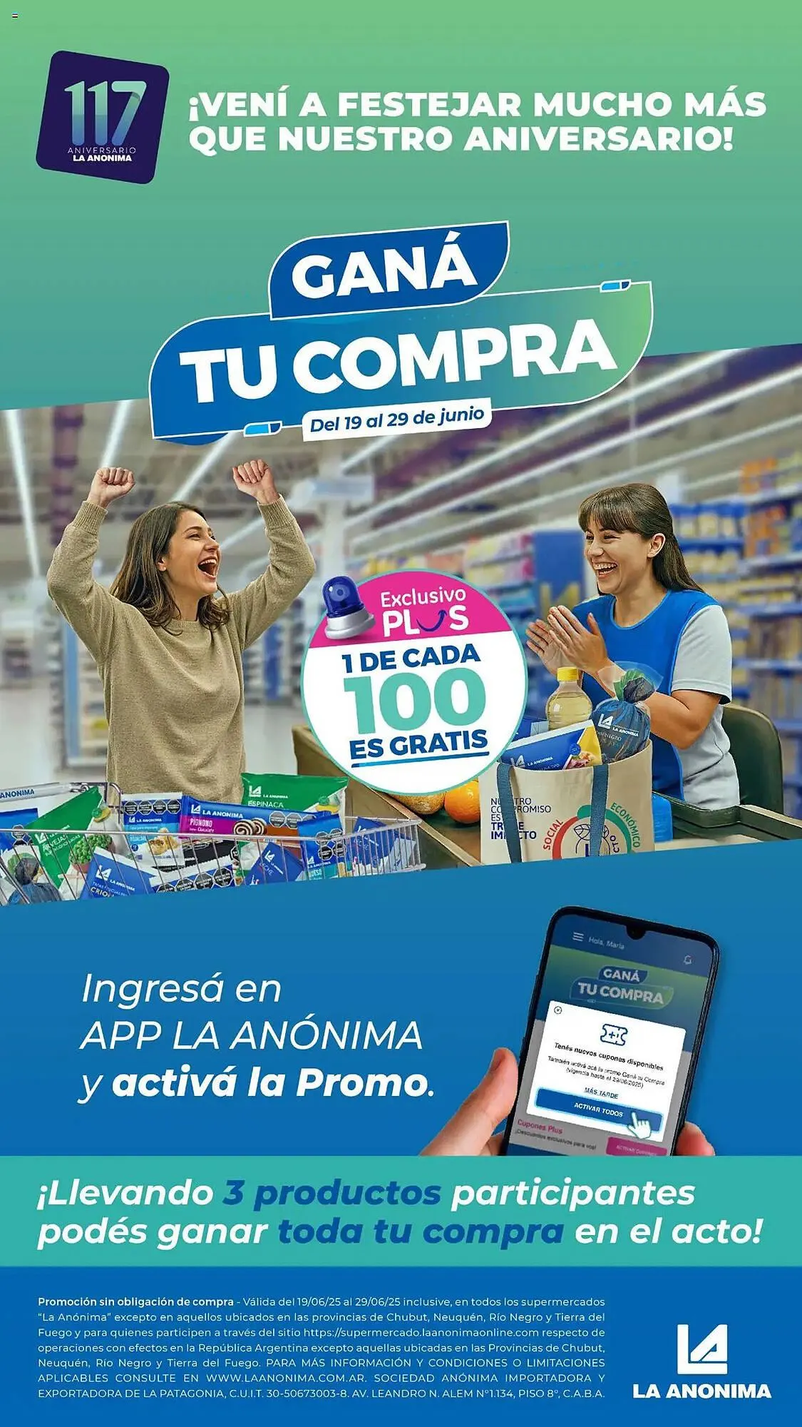 Ofertas de Catálogo La Anonima 19 de junio al 30 de junio 2025 - Página 2 del catálogo
