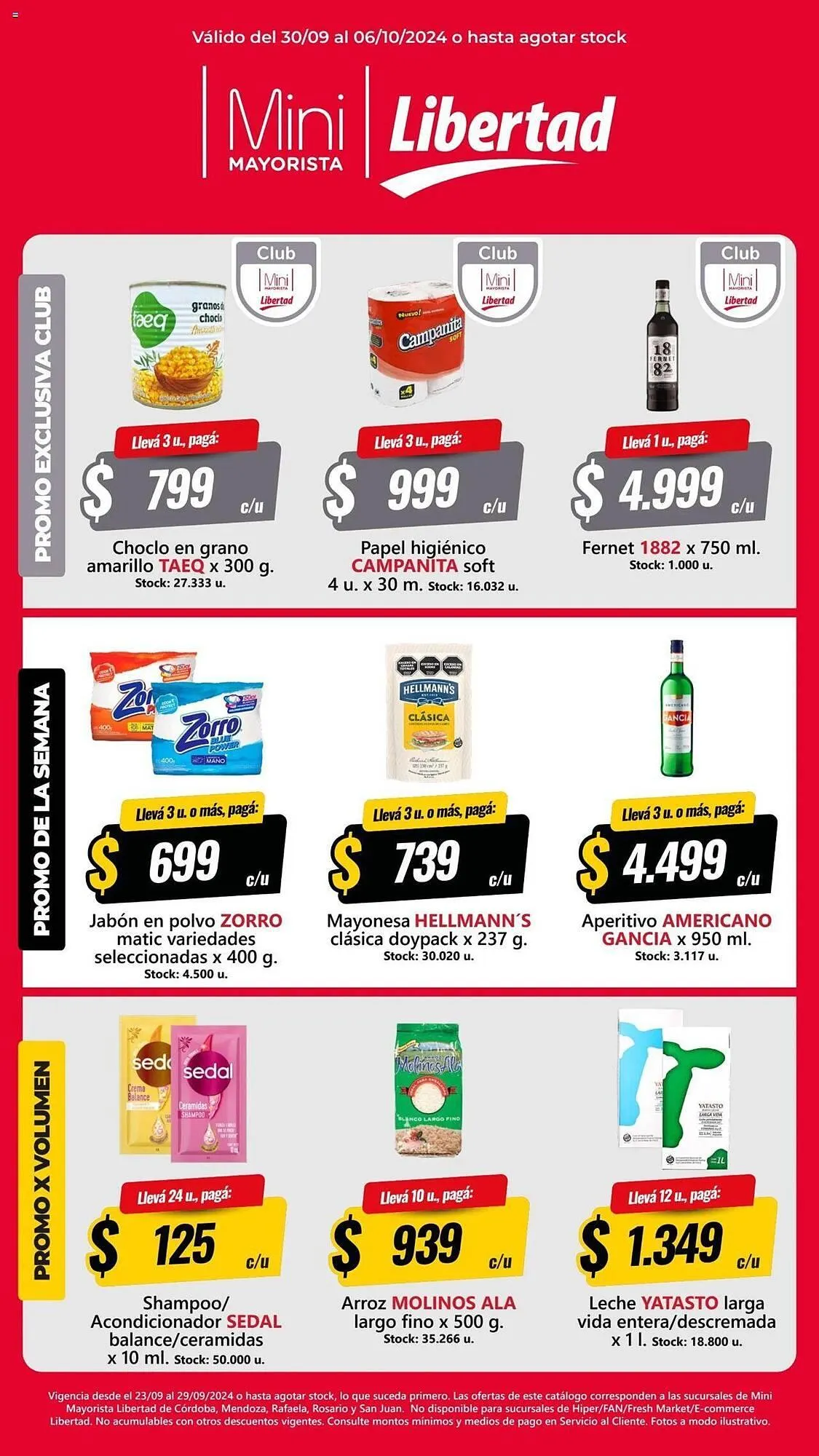 Ofertas de Catálogo Hipermercado Libertad 30 de septiembre al 6 de octubre 2024 - Página 1 del catálogo