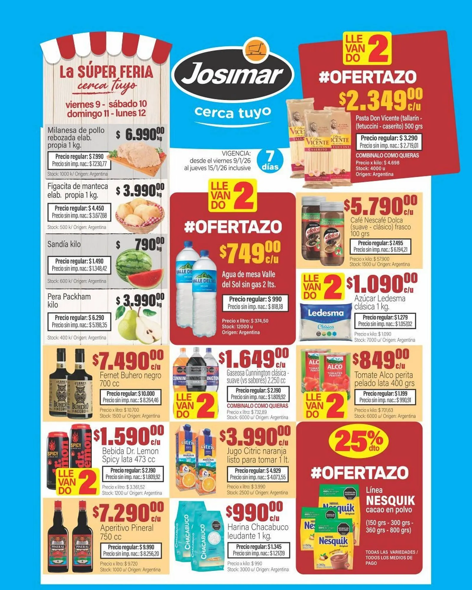 Ofertas de Catálogo Josimar 9 de enero al 15 de enero 2026 - Página 1 del catálogo