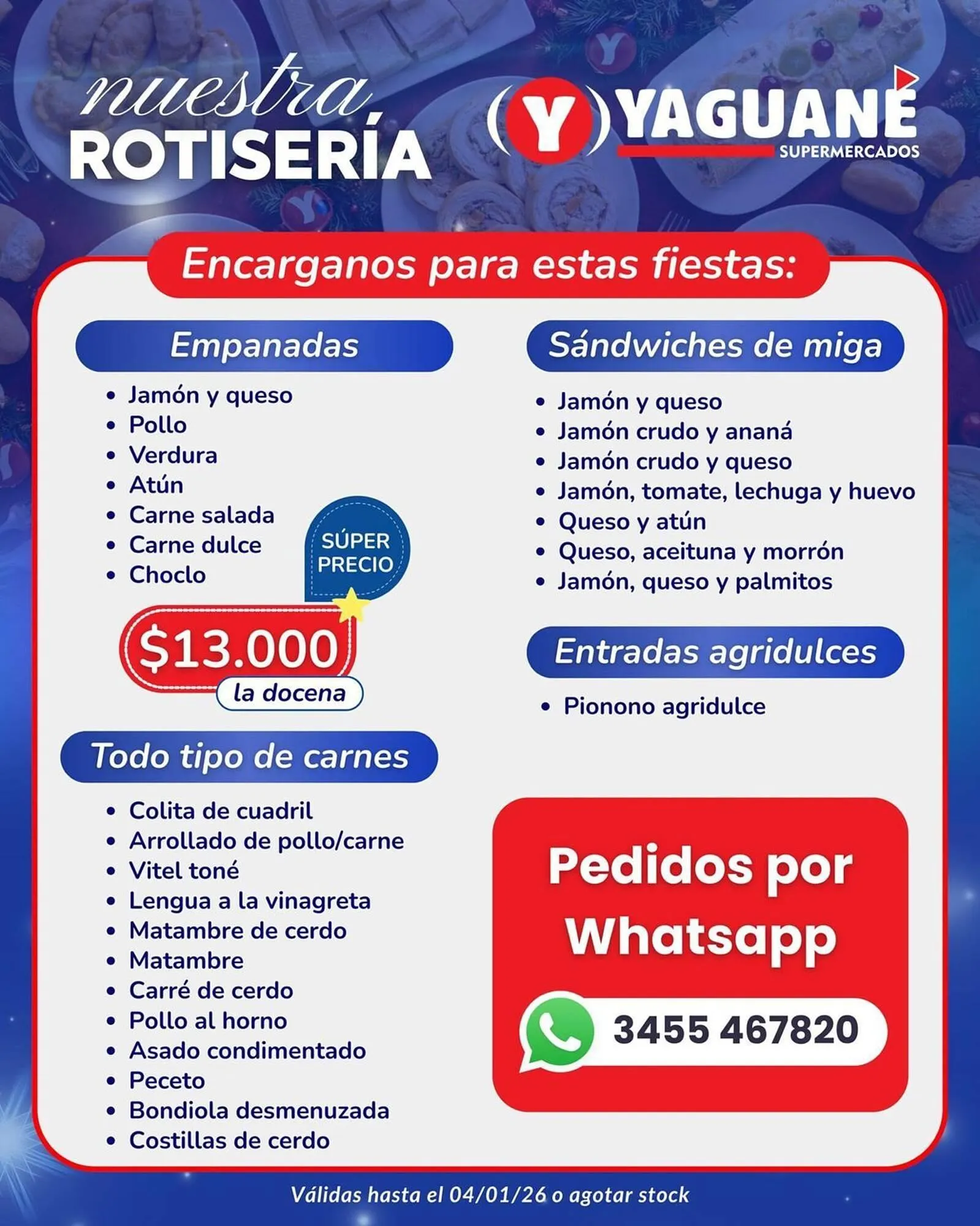 Ofertas de Catálogo Yaguane Supermercados 27 de diciembre al 4 de enero 2026 - Página 3 del catálogo