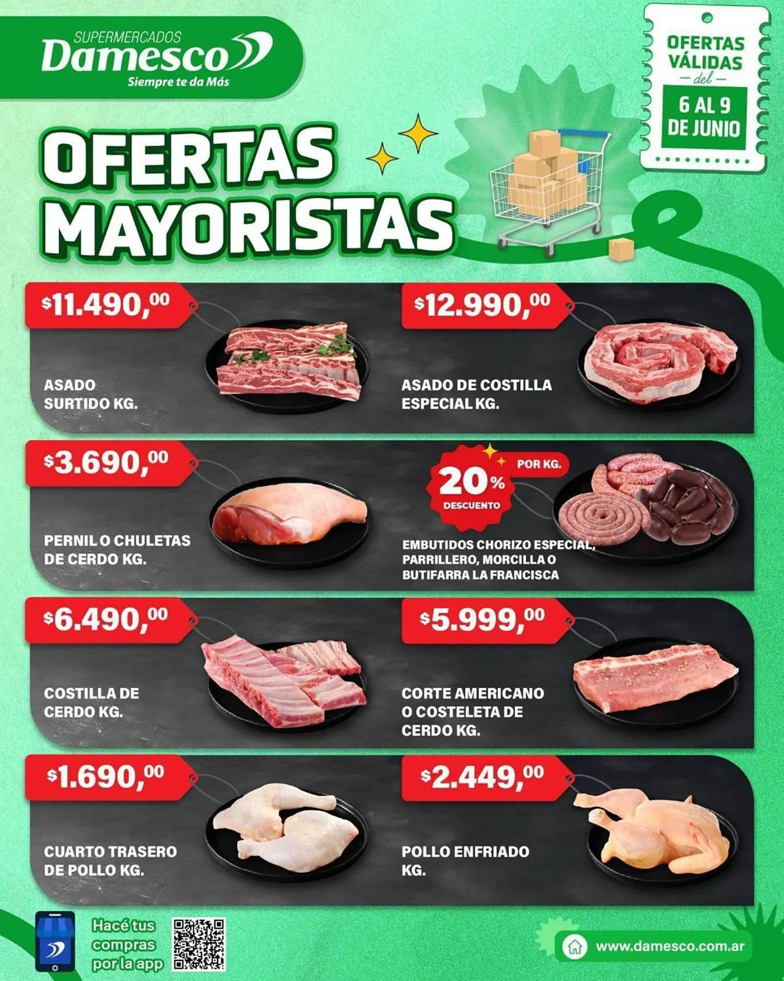 Ofertas de Catálogo Supermercados Damesco 6 de junio al 9 de junio 2025 - Página 1 del catálogo