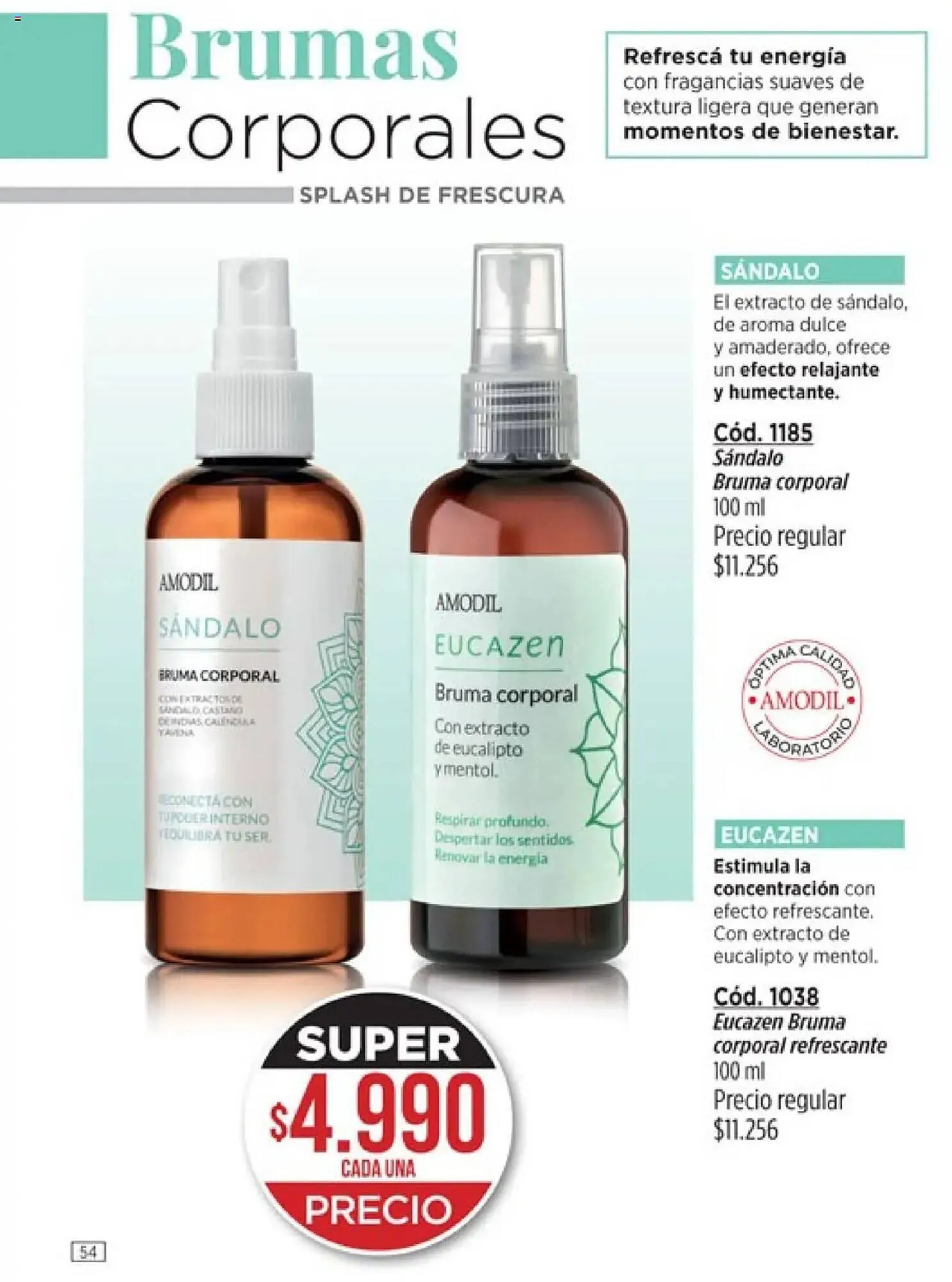 Ofertas de Catálogo Amodil 14 de octubre al 1 de diciembre 2025 - Página 54 del catálogo