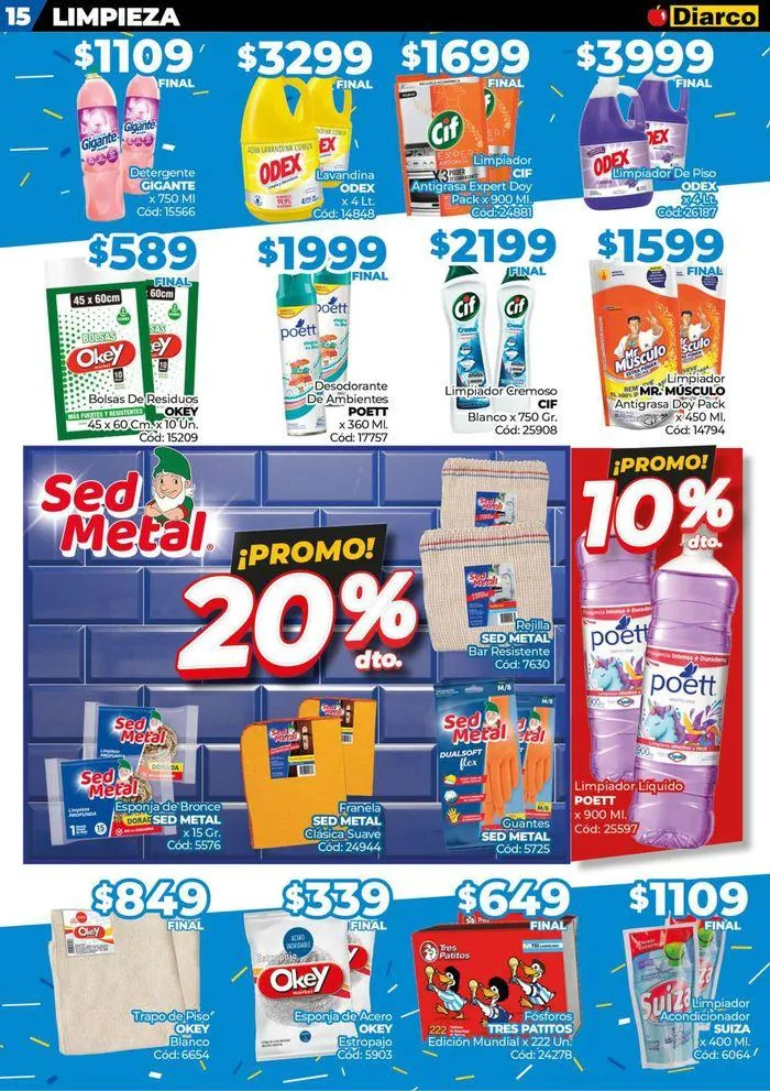Ofertas de Diarco Ofertas Sur 19 de agosto al 25 de agosto 2024 - Página 15 del catálogo