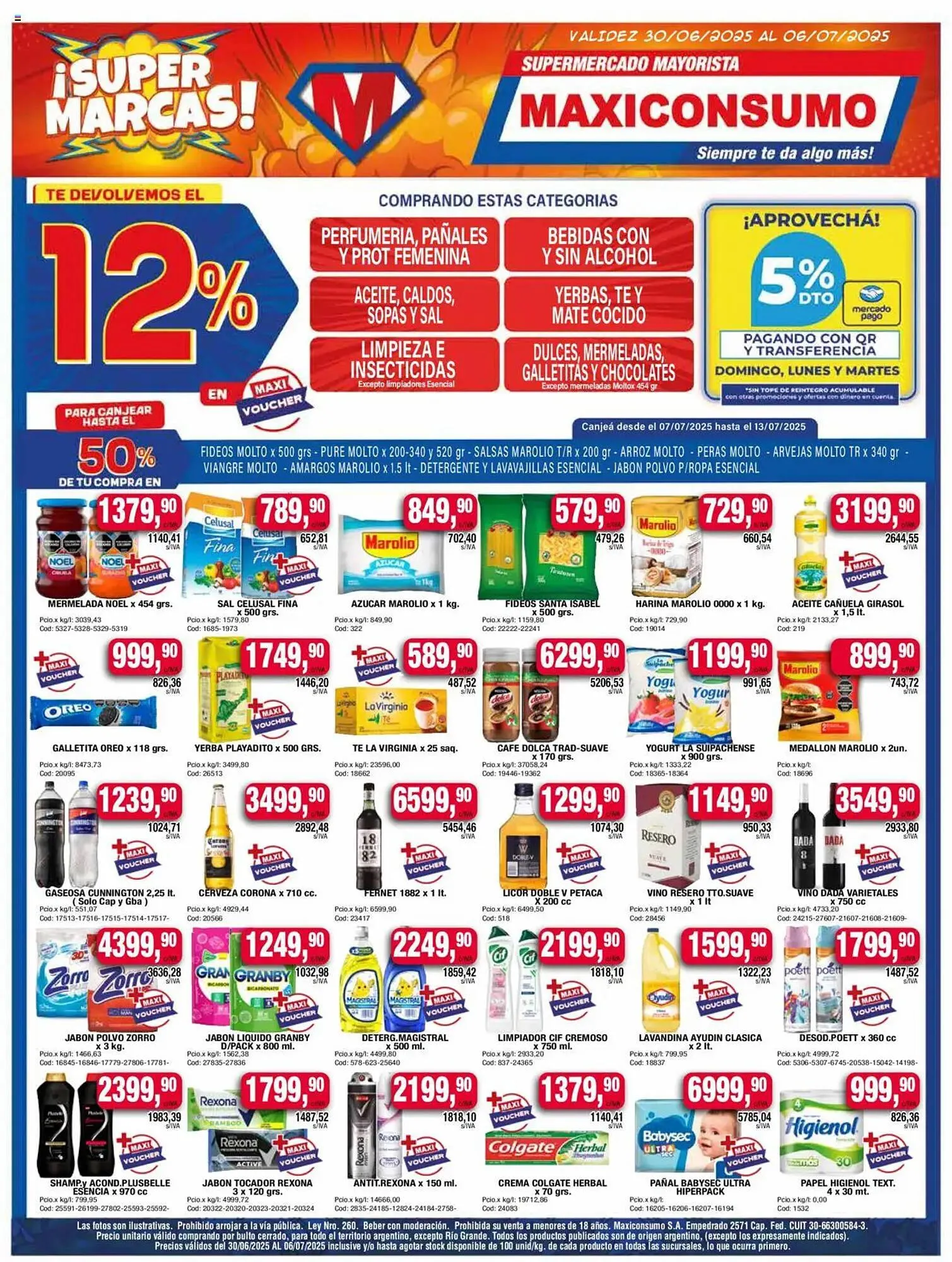 Ofertas de Catálogo Maxiconsumo 30 de junio al 7 de julio 2025 - Página 1 del catálogo