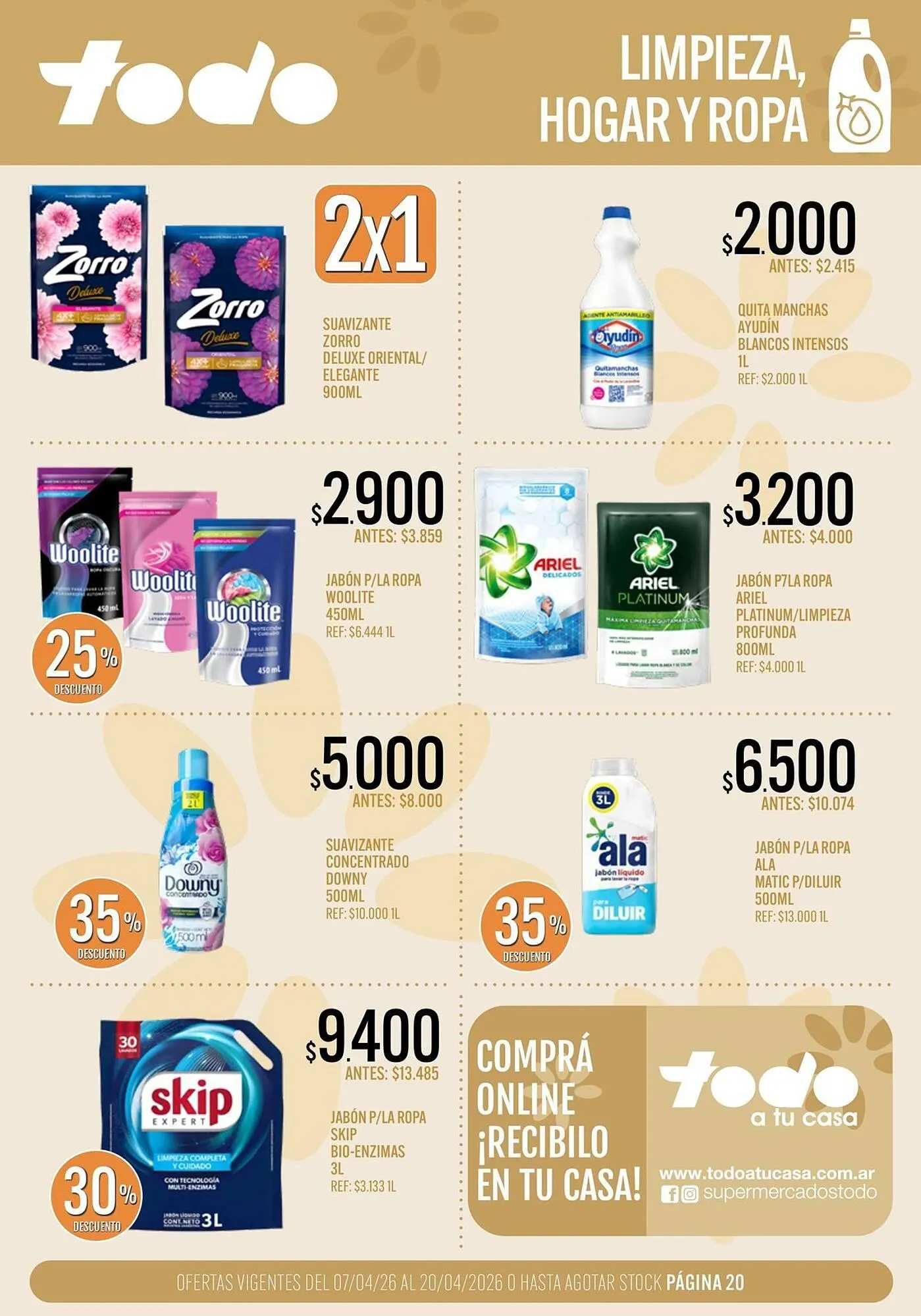 Ofertas de Catálogo Supermercados Todo 7 de abril al 20 de abril 2026 - Página 20 del catálogo