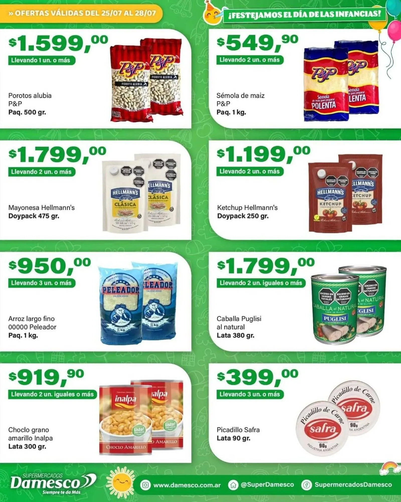 Ofertas de Catálogo Supermercados Damesco 25 de julio al 28 de julio 2025 - Página 4 del catálogo