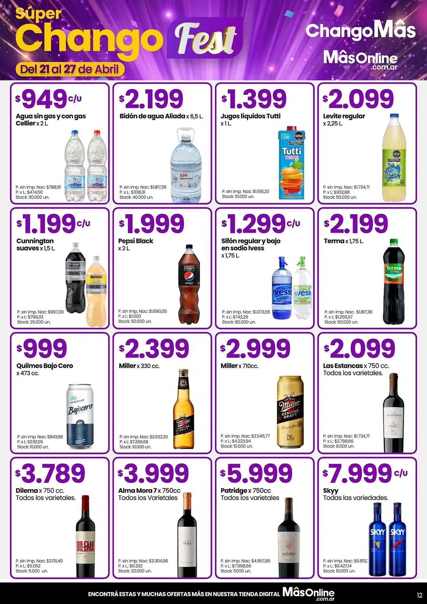 Ofertas de Catálogo Changomas 21 de abril al 27 de abril 2026 - Página 12 del catálogo