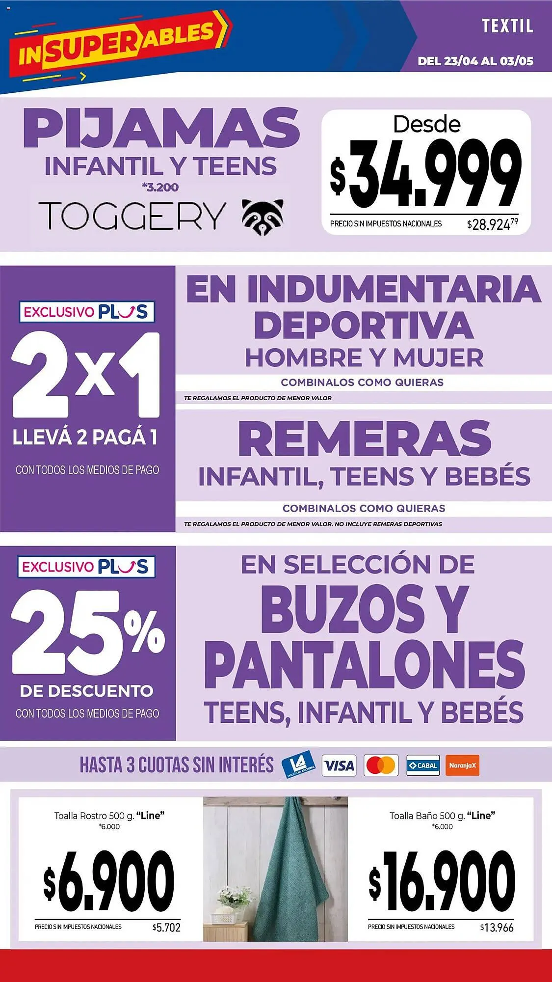 Ofertas de Catálogo La Anonima 23 de abril al 3 de mayo 2026 - Página 37 del catálogo