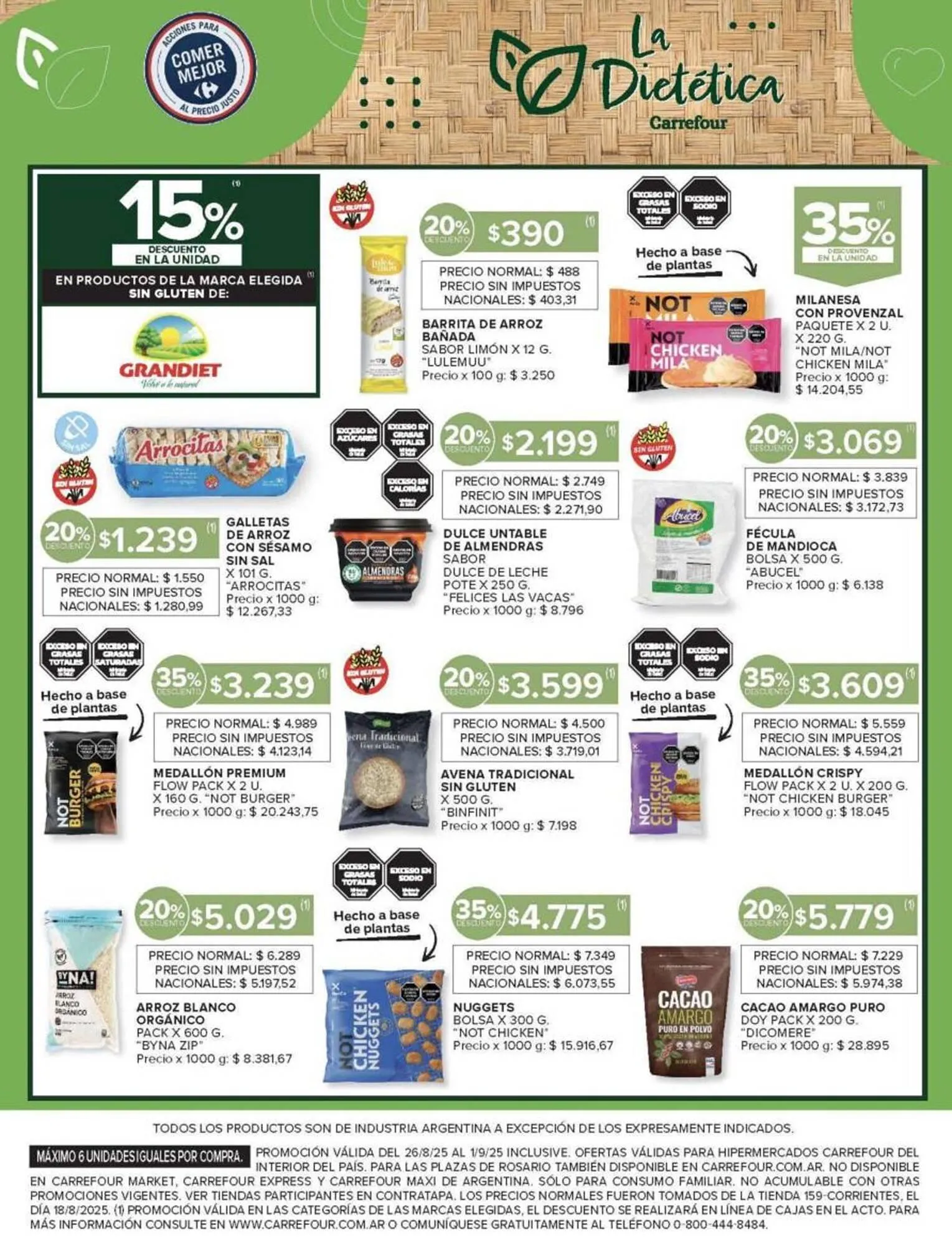 Ofertas de Catálogo Carrefour 26 de agosto al 1 de septiembre 2025 - Página 14 del catálogo