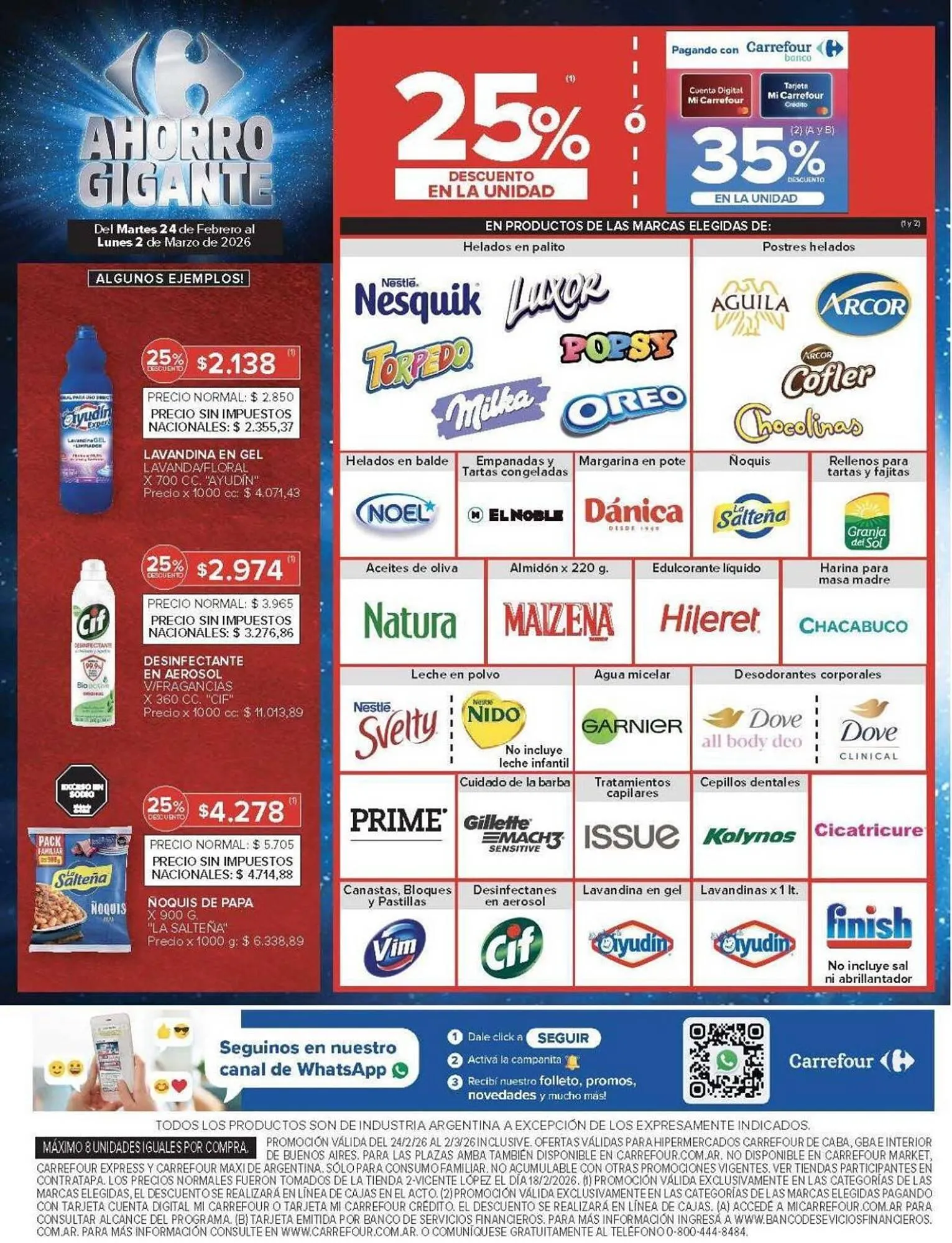 Ofertas de Catálogo Carrefour 24 de febrero al 2 de marzo 2026 - Página 9 del catálogo