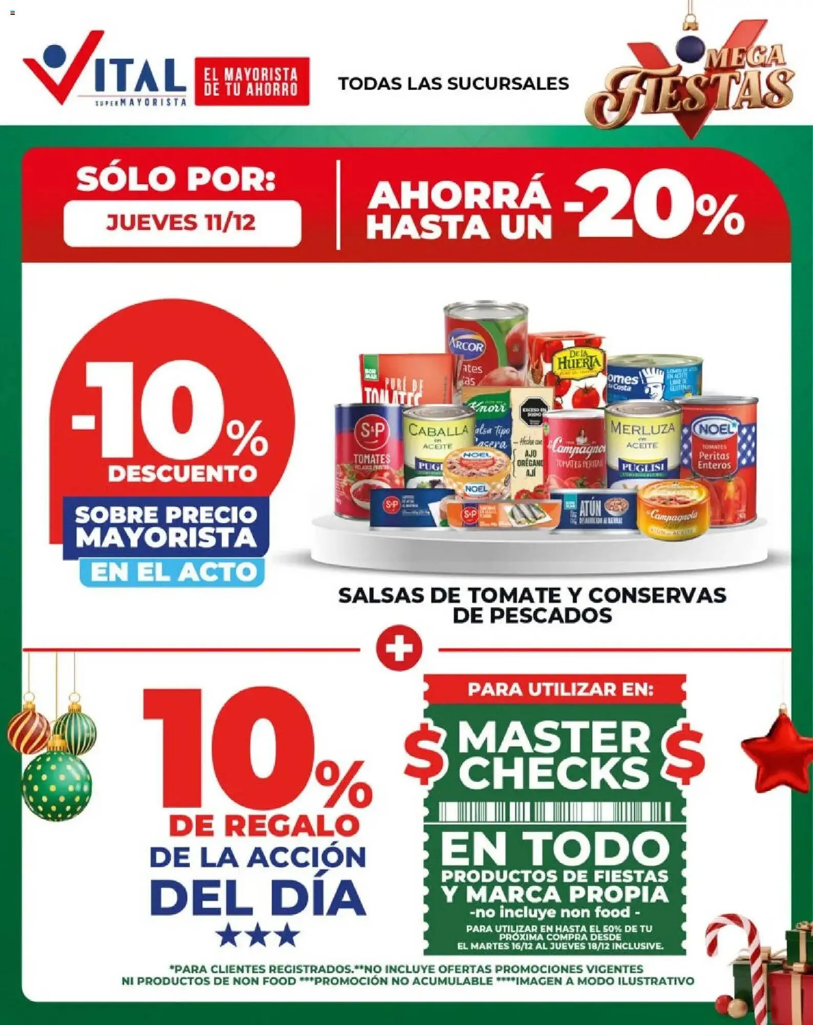 Ofertas de Catálogo Supermayorista Vital 11 de diciembre al 11 de diciembre 2025 - Página 1 del catálogo