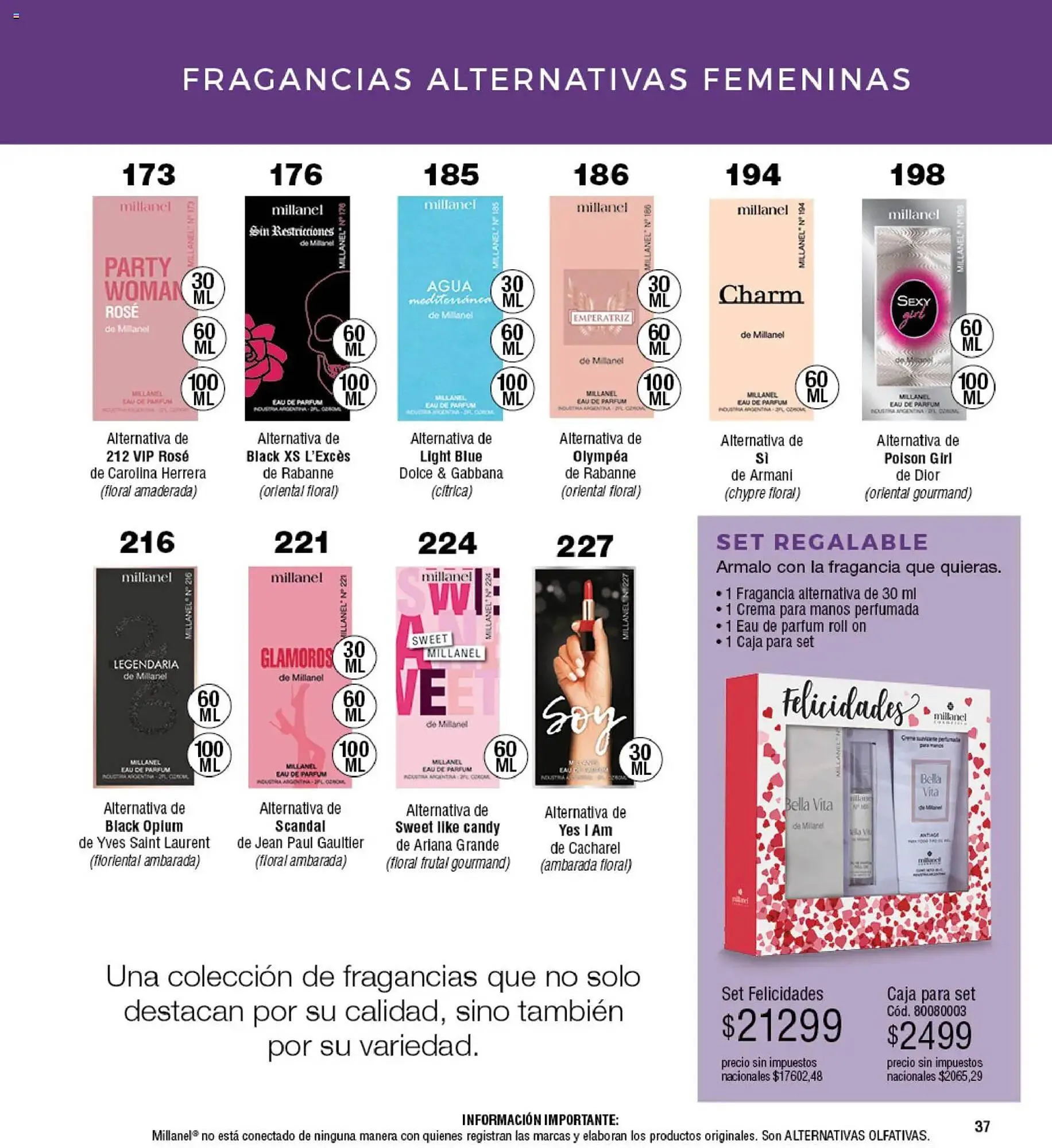 Ofertas de Catálogo Millanel Cosmética 2 de marzo al 29 de marzo 2026 - Página 37 del catálogo