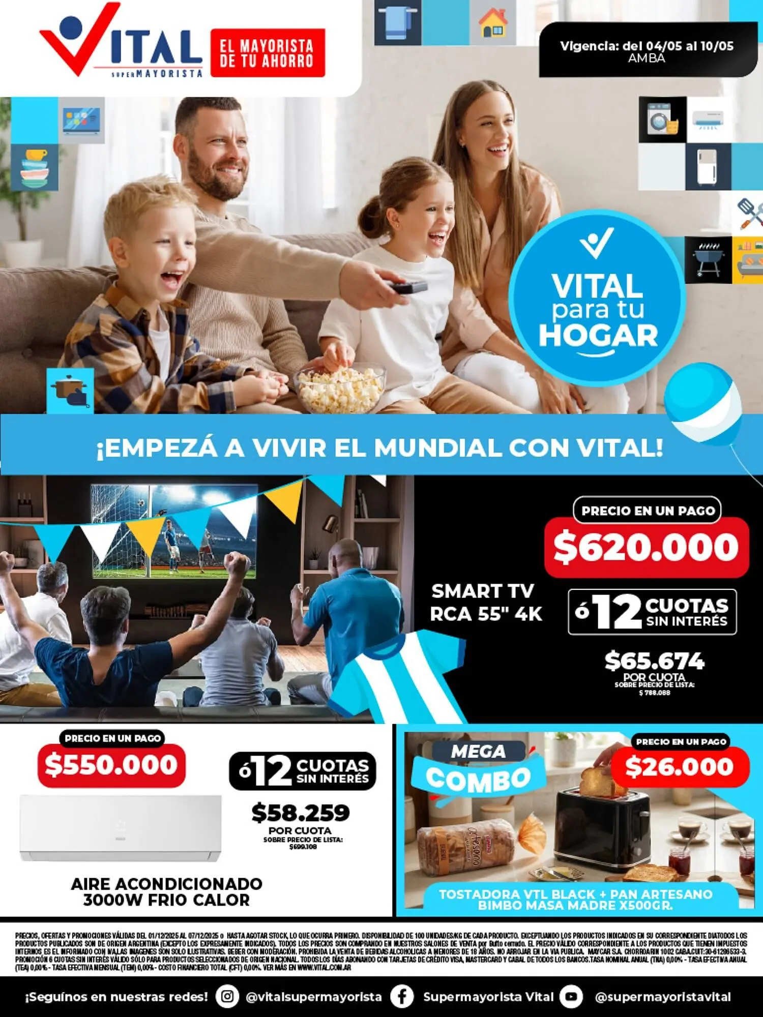 Ofertas de Catálogo Supermayorista Vital 4 de mayo al 10 de mayo 2026 - Página 1 del catálogo