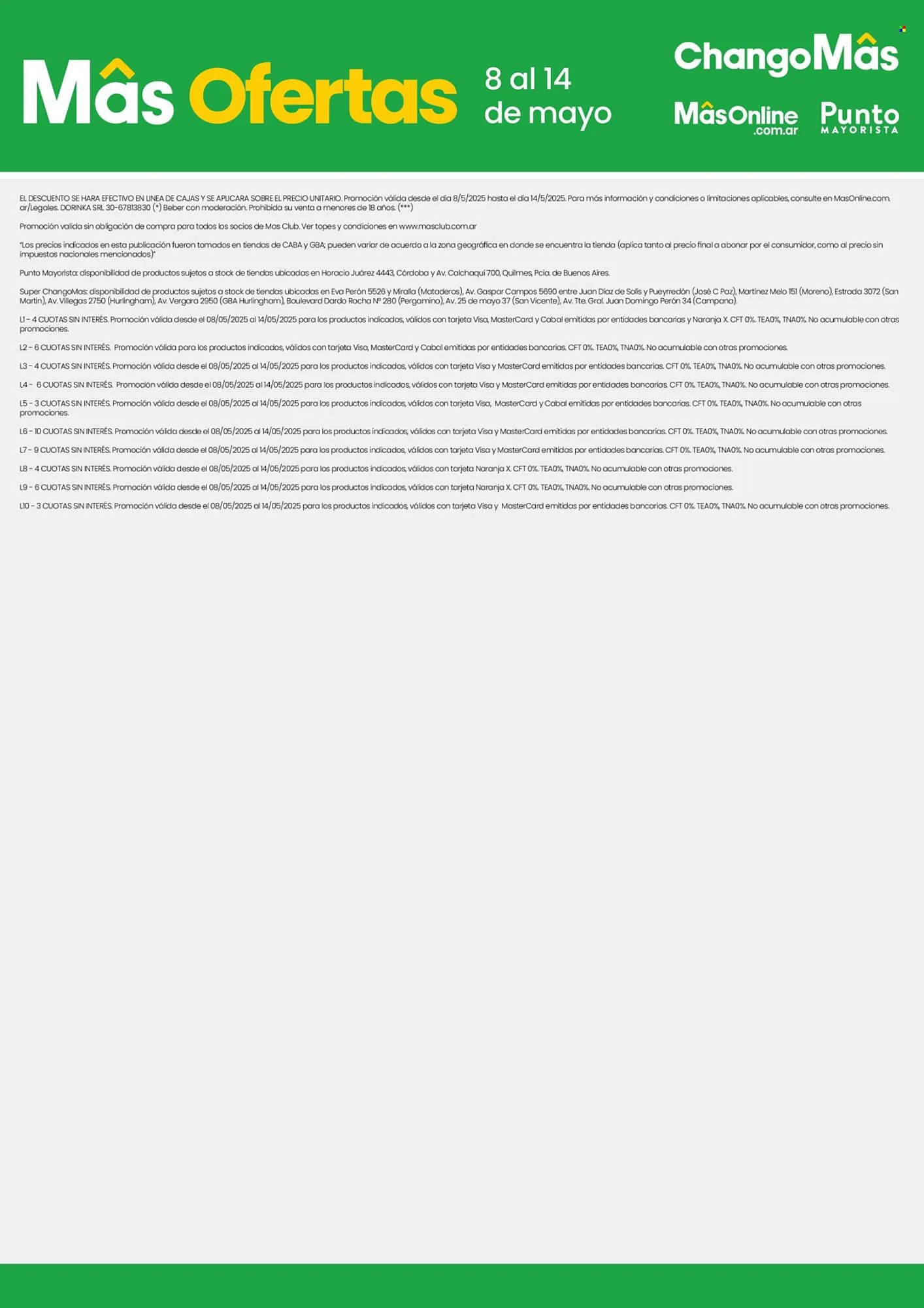 Ofertas de Catálogo Changomas 8 de mayo al 14 de mayo 2025 - Página 16 del catálogo